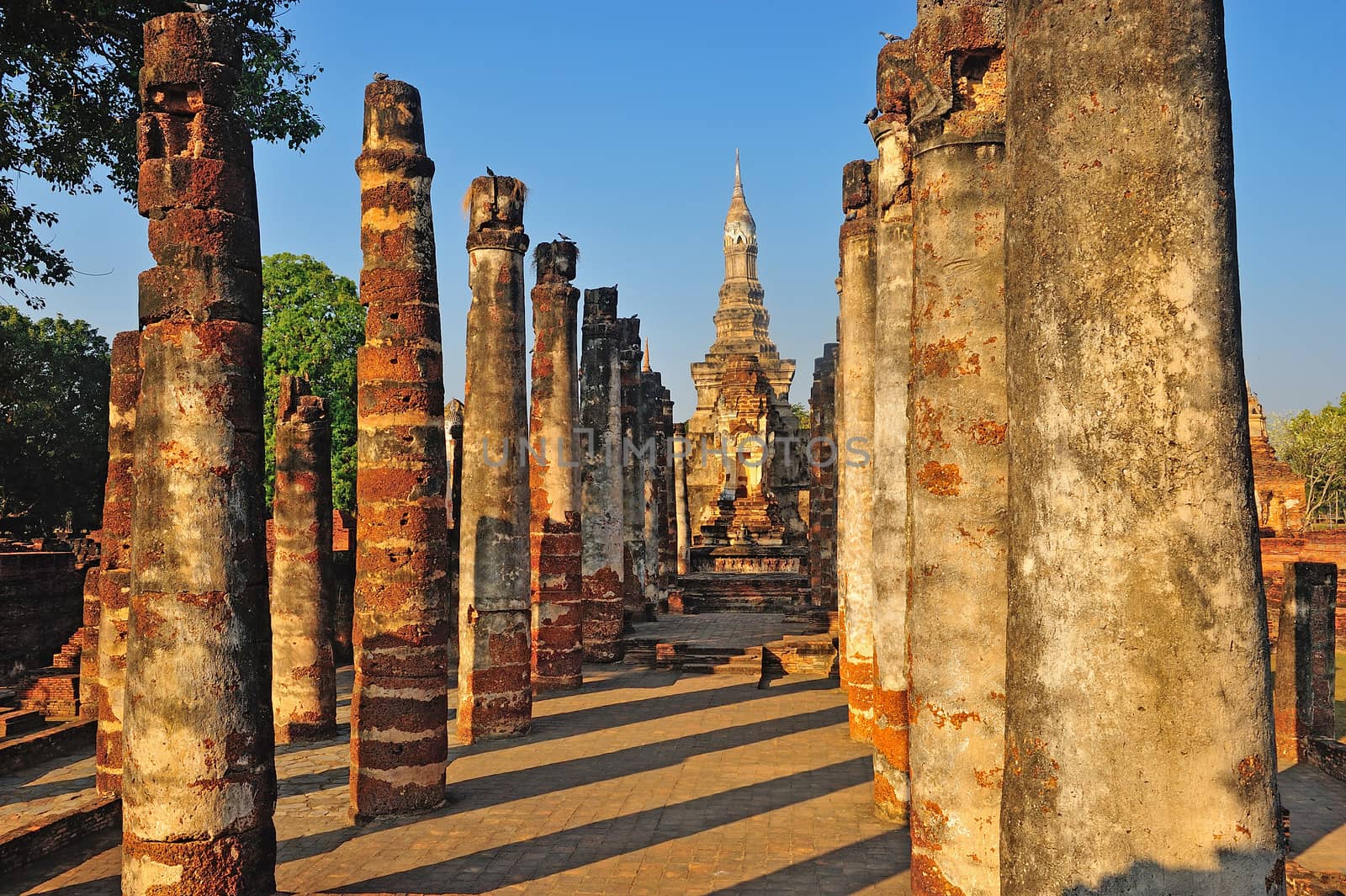 Sukhotai ruin old city country Thailand