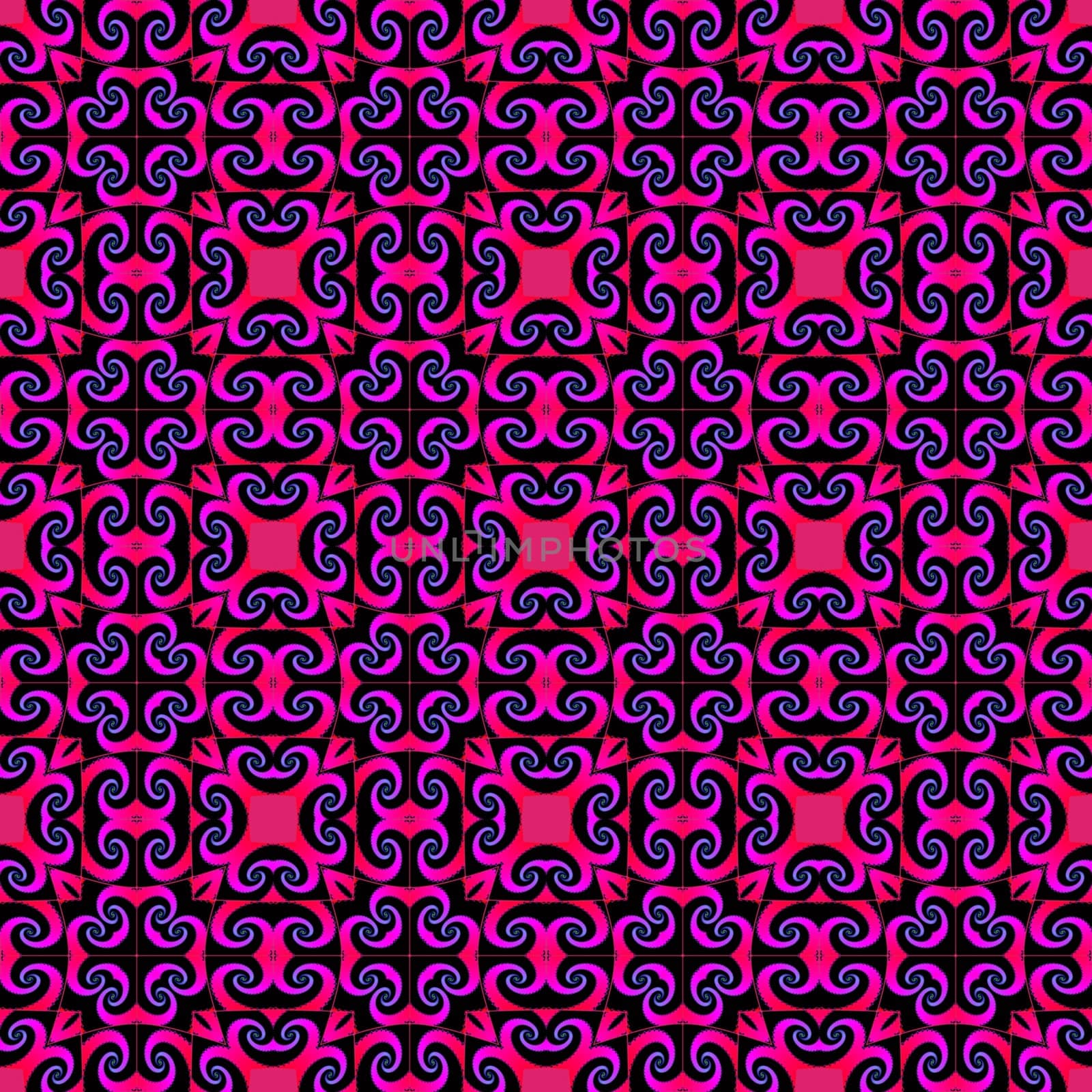 Digital computer graphic - seamless decorative ornament in a purple colors for design.