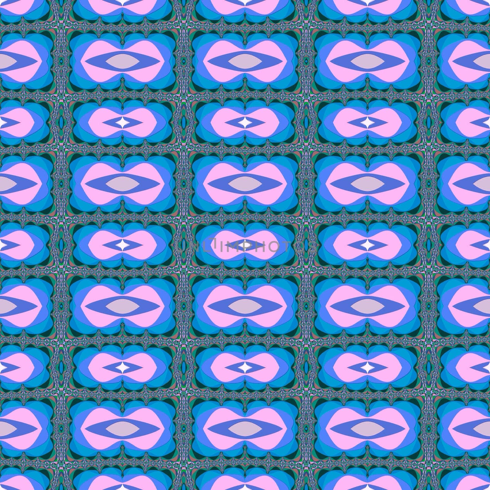 Digital computer graphic - seamless decorative ornament for design.