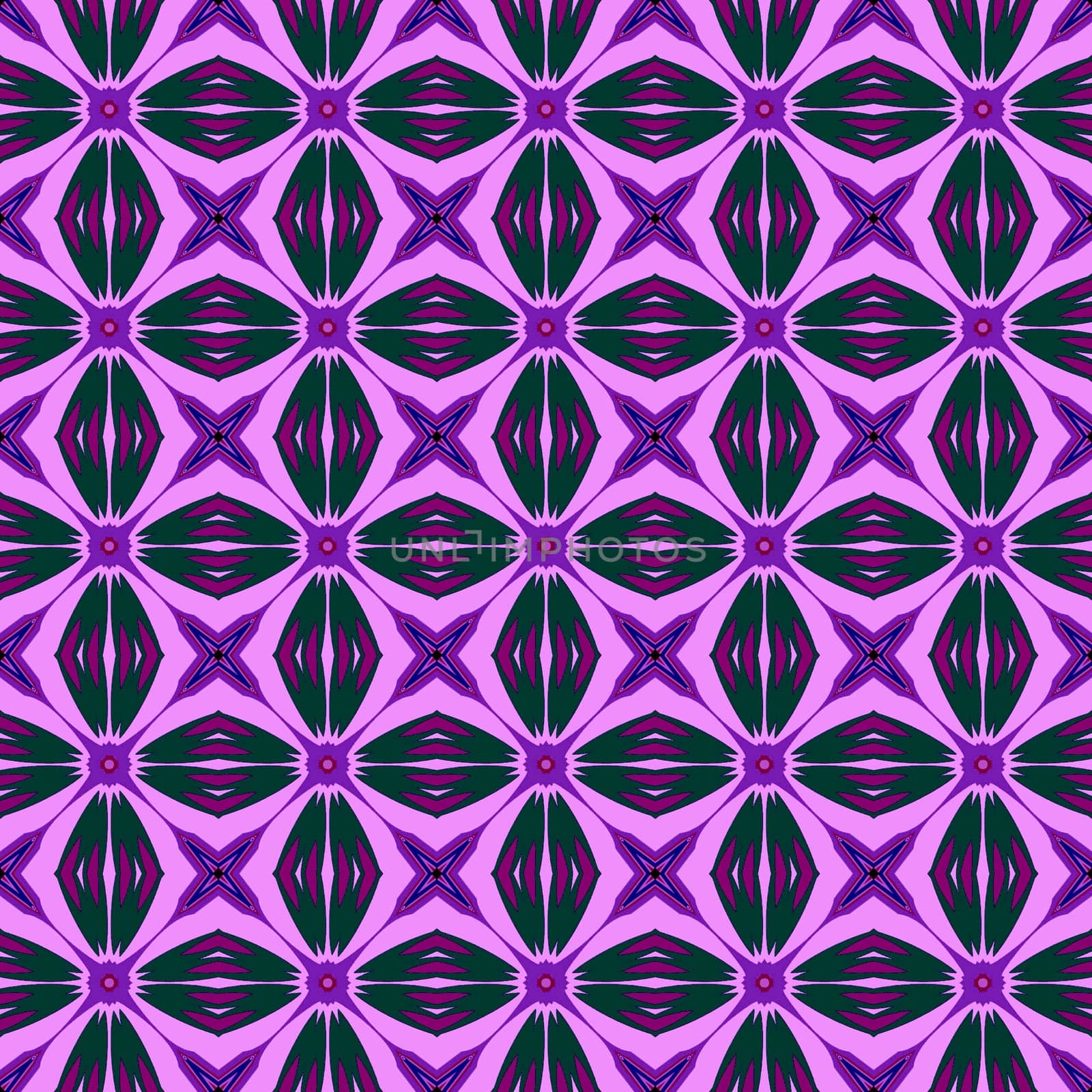 Digital computer graphic - seamless decorative ornament in a bright colors for design.