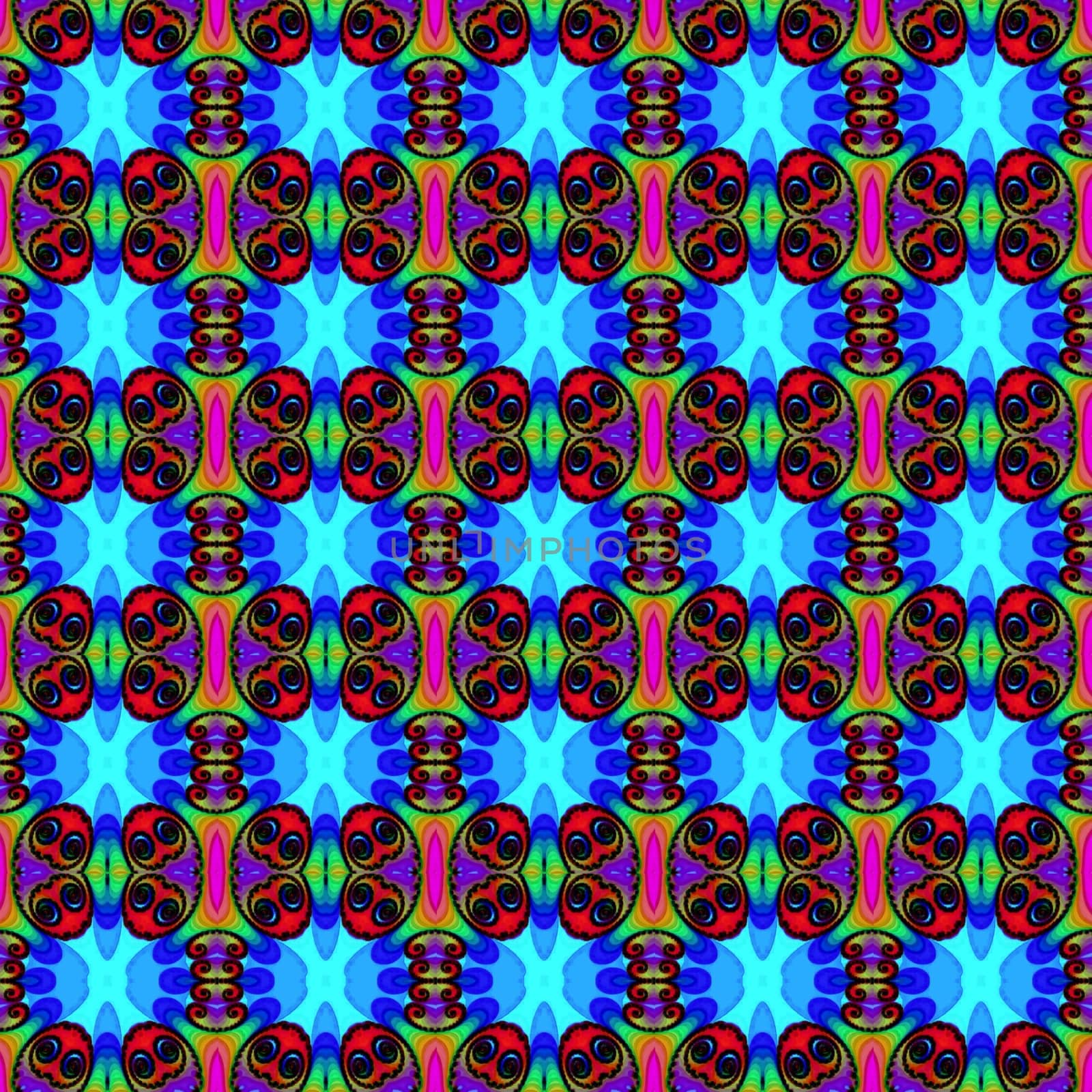 Digital computer graphic - seamless decorative ornament for design.
