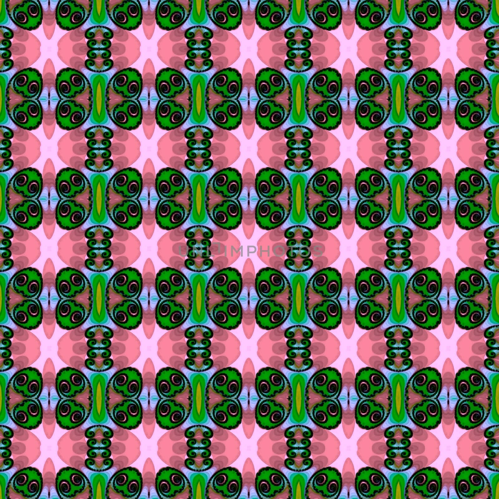 Digital computer graphic - seamless decorative ornament for design.