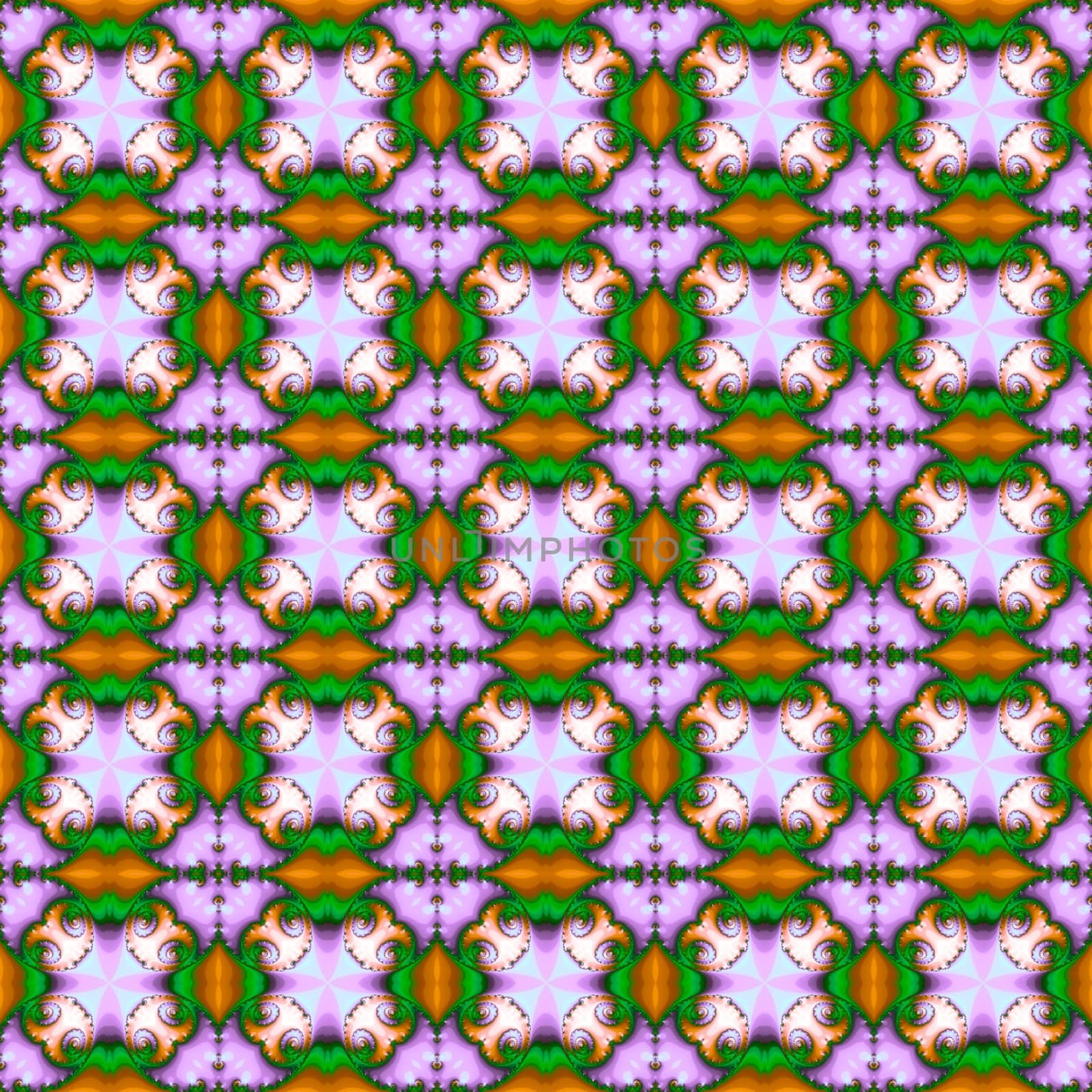 Digital computer graphic - seamless decorative ornament for design.