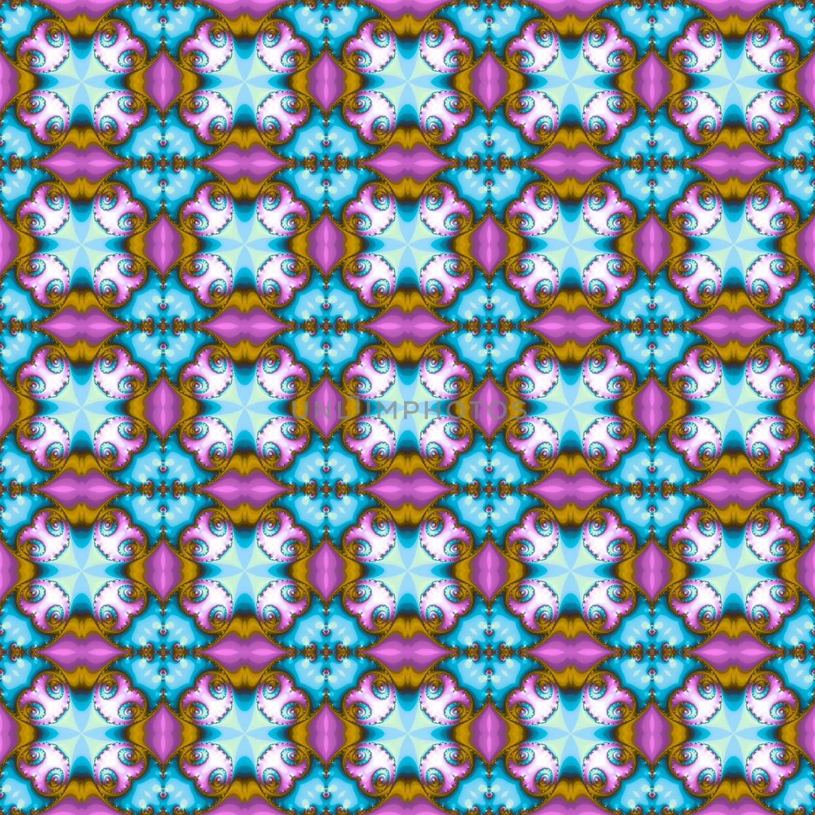 Digital computer graphic - seamless decorative ornament for design.