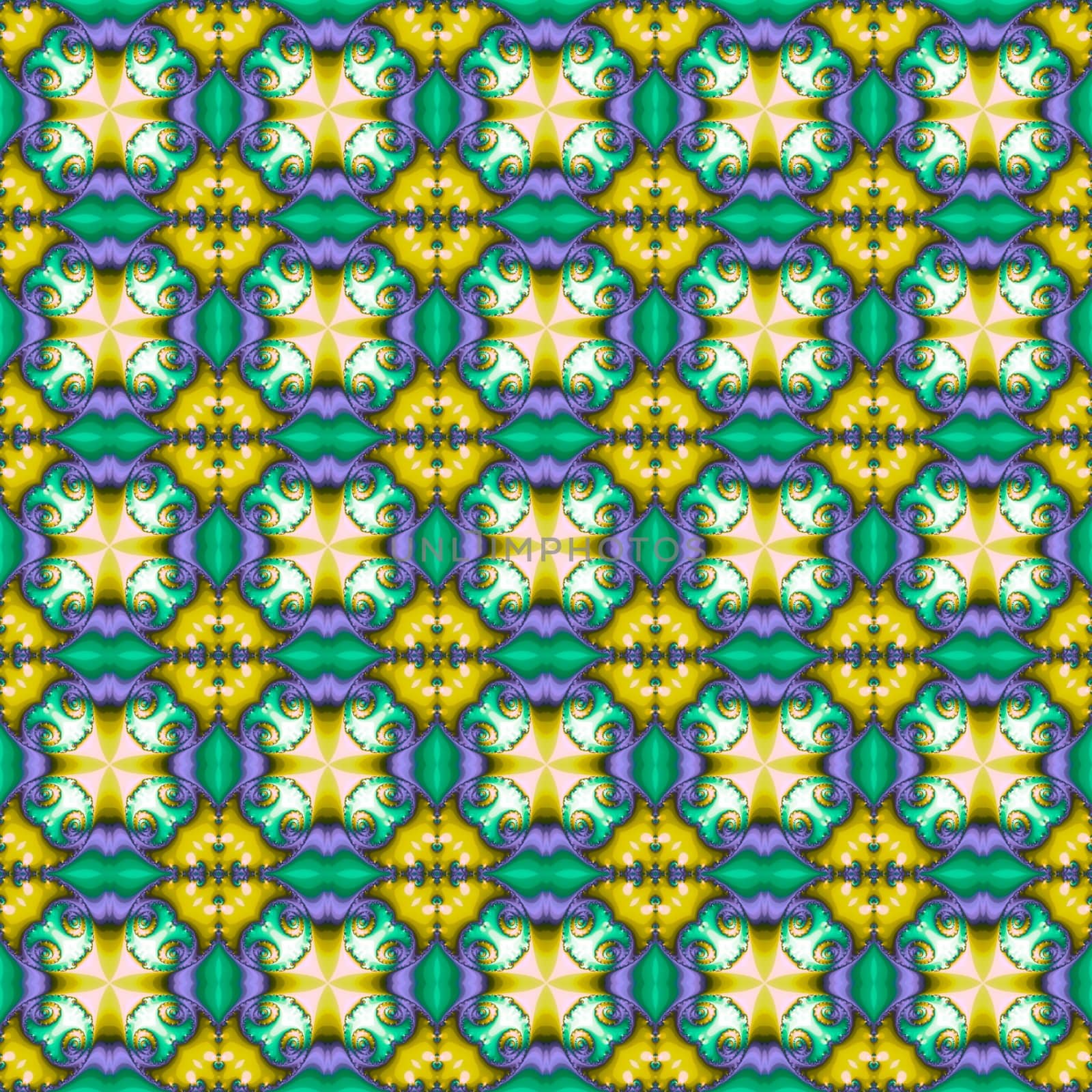 Digital computer graphic - seamless decorative ornament for design.