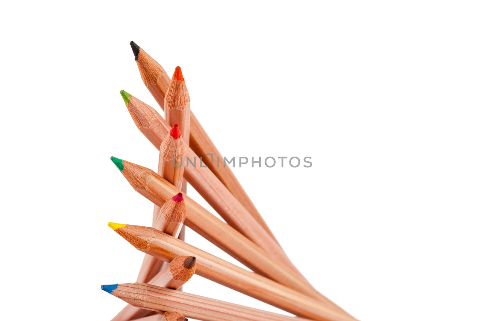 stacked color pencils by furo_felix