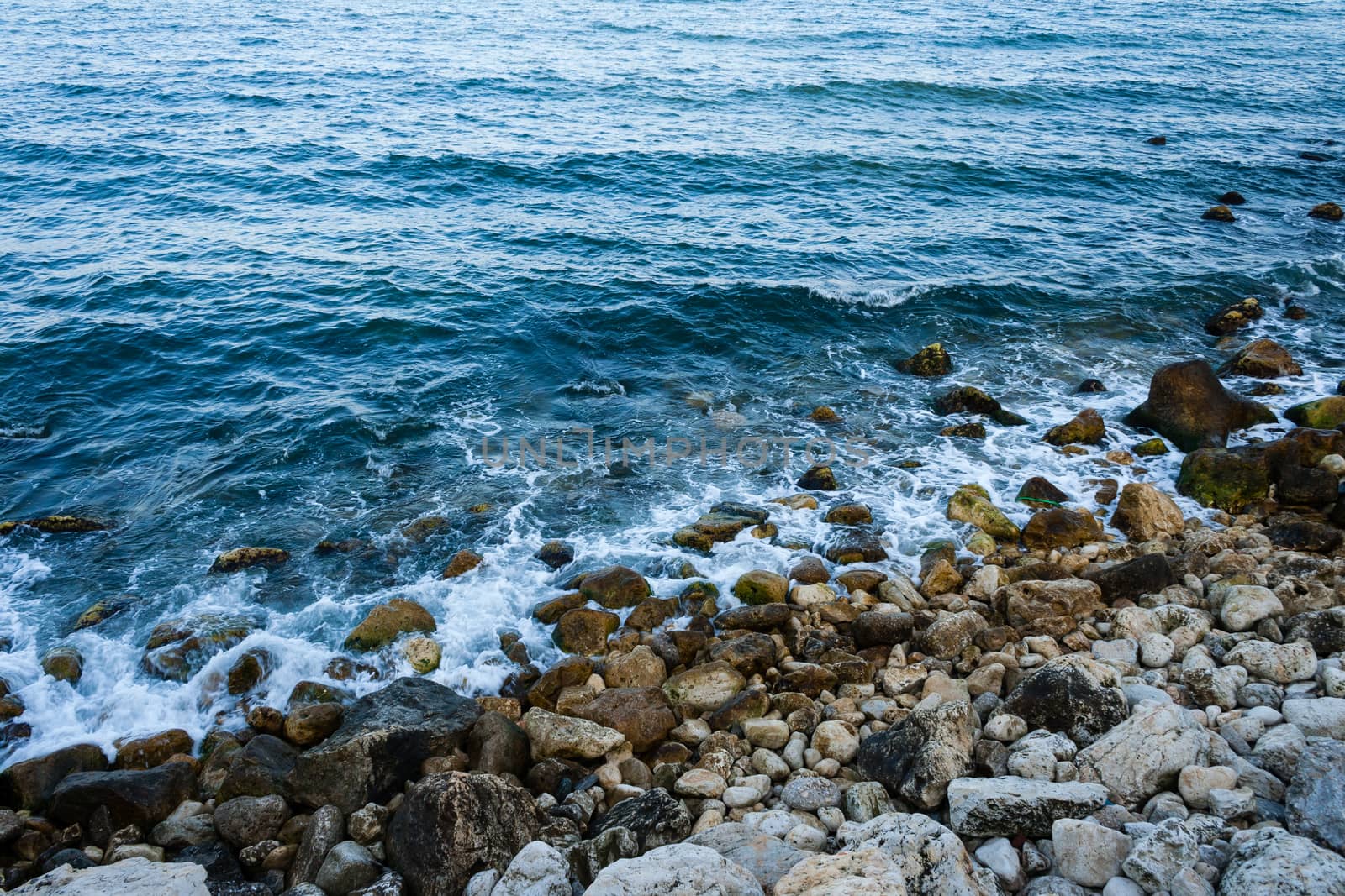 sea coast with rocks by furo_felix