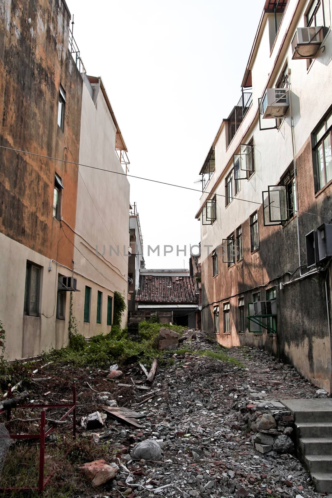 Ruins in Backstreet, Asia