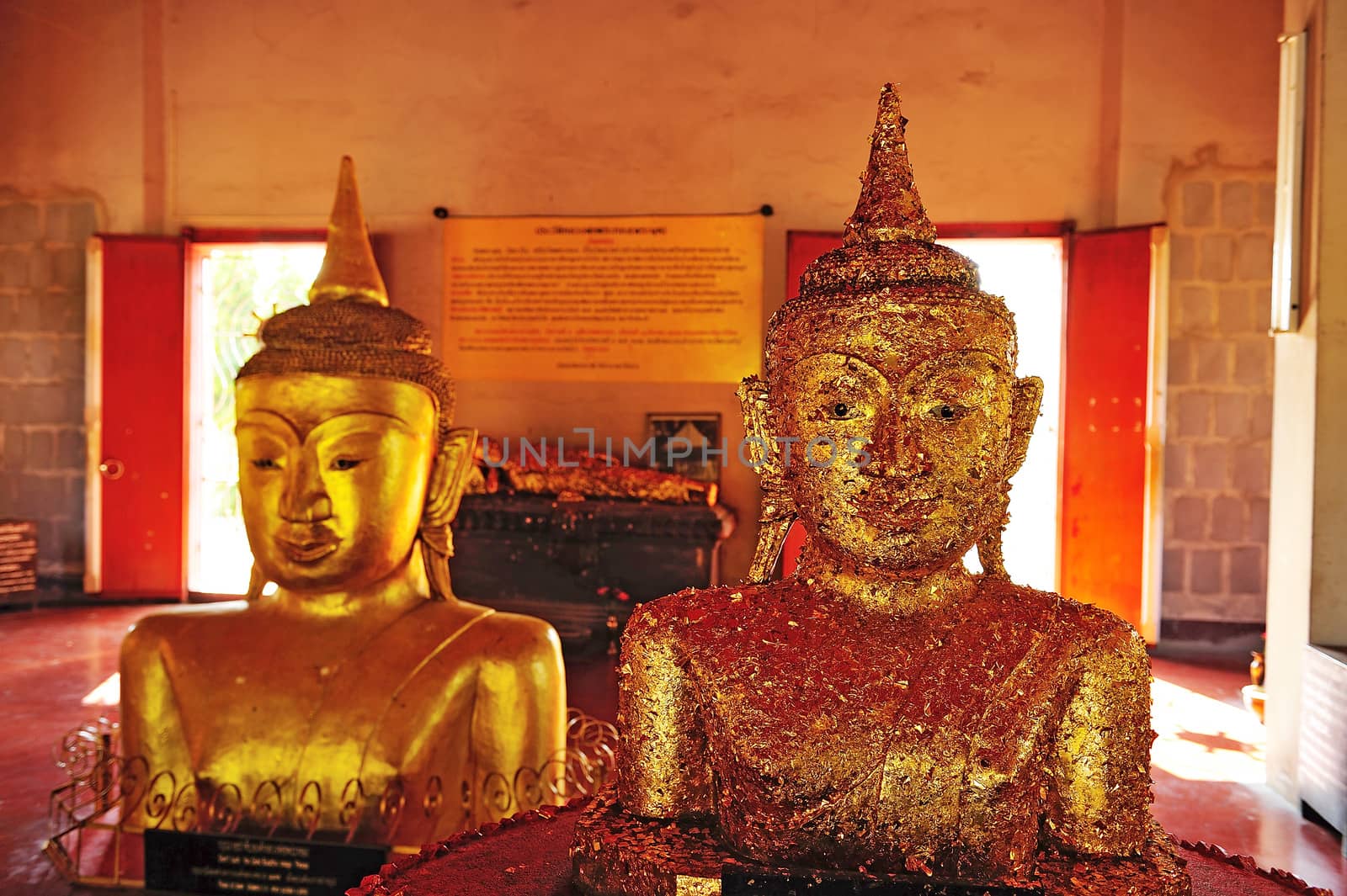 amazing budda statue raise form the floor in Phra pud temple, Phuket, Thaialnd