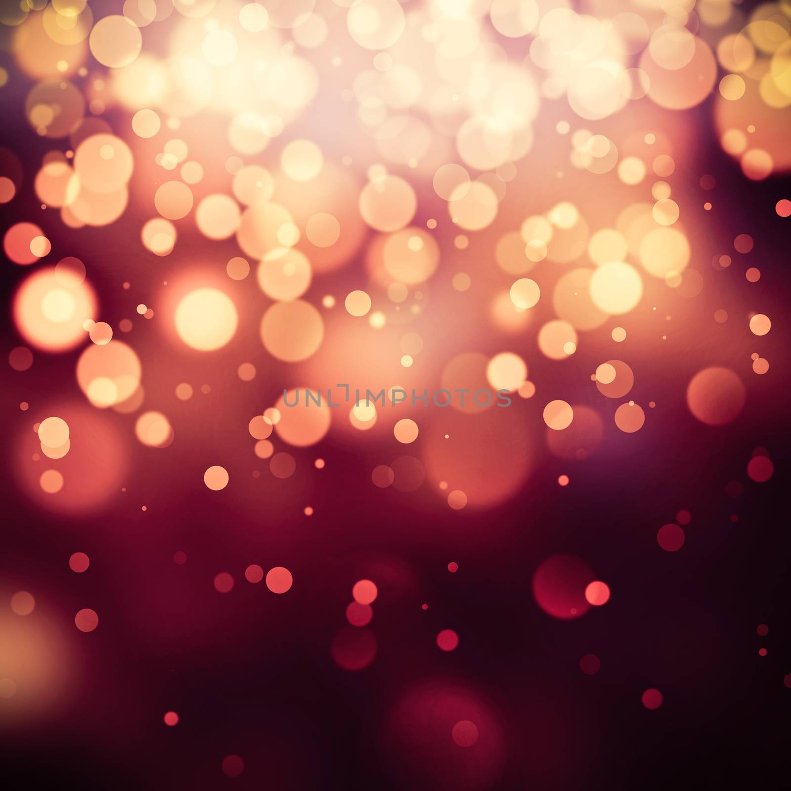 gold Festive Christmas background,bokeh abstract. by kaisorn