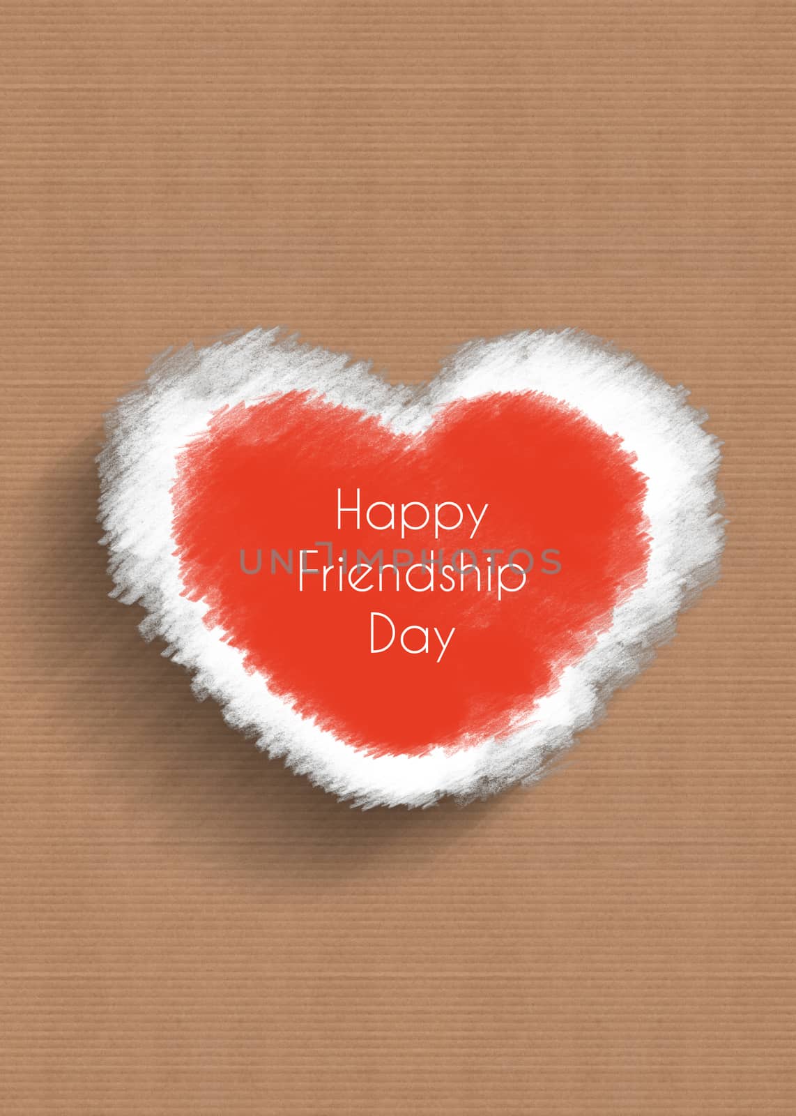 happy friendship day, heart concept by motionkarma