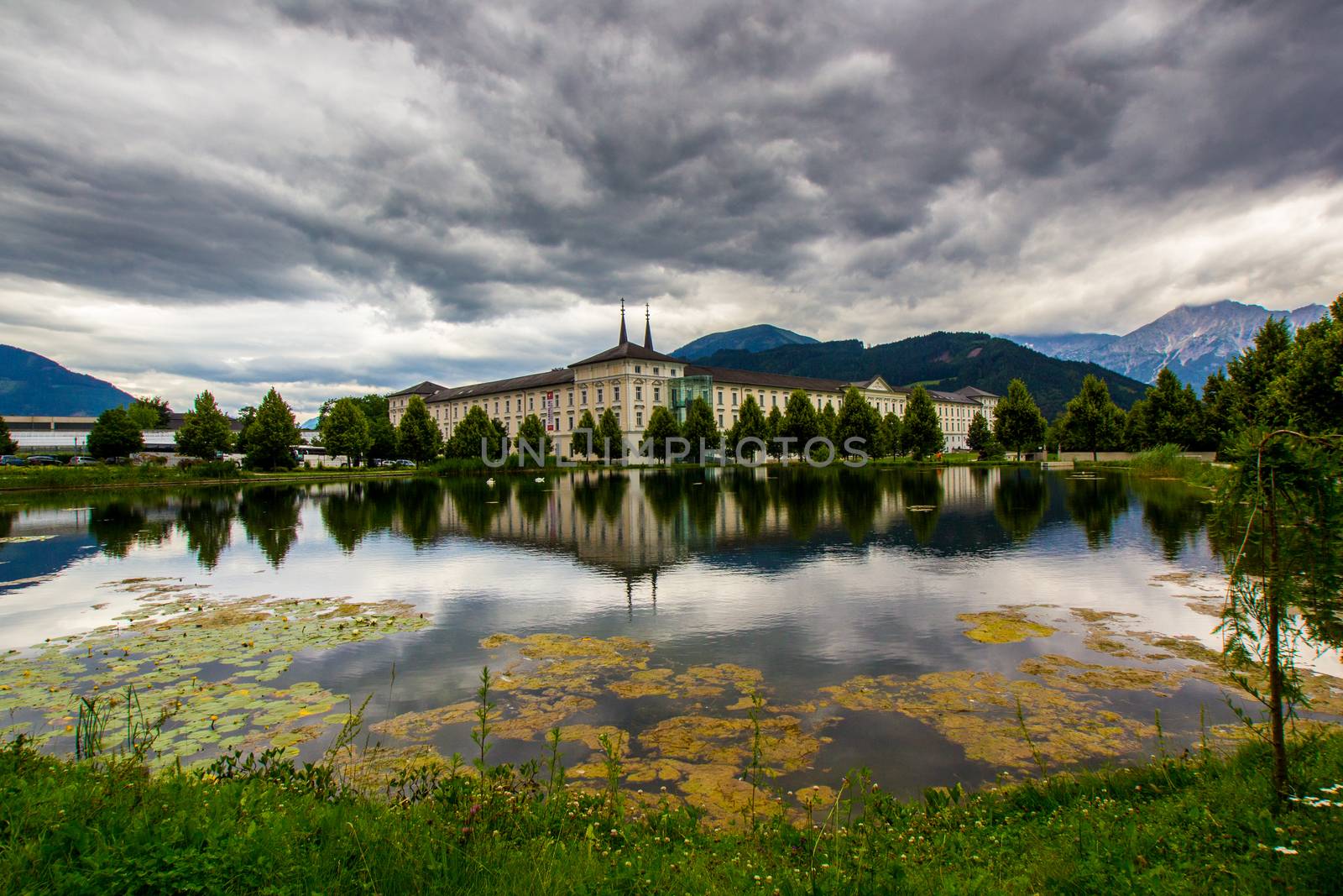 Large view at the old monastery Austria