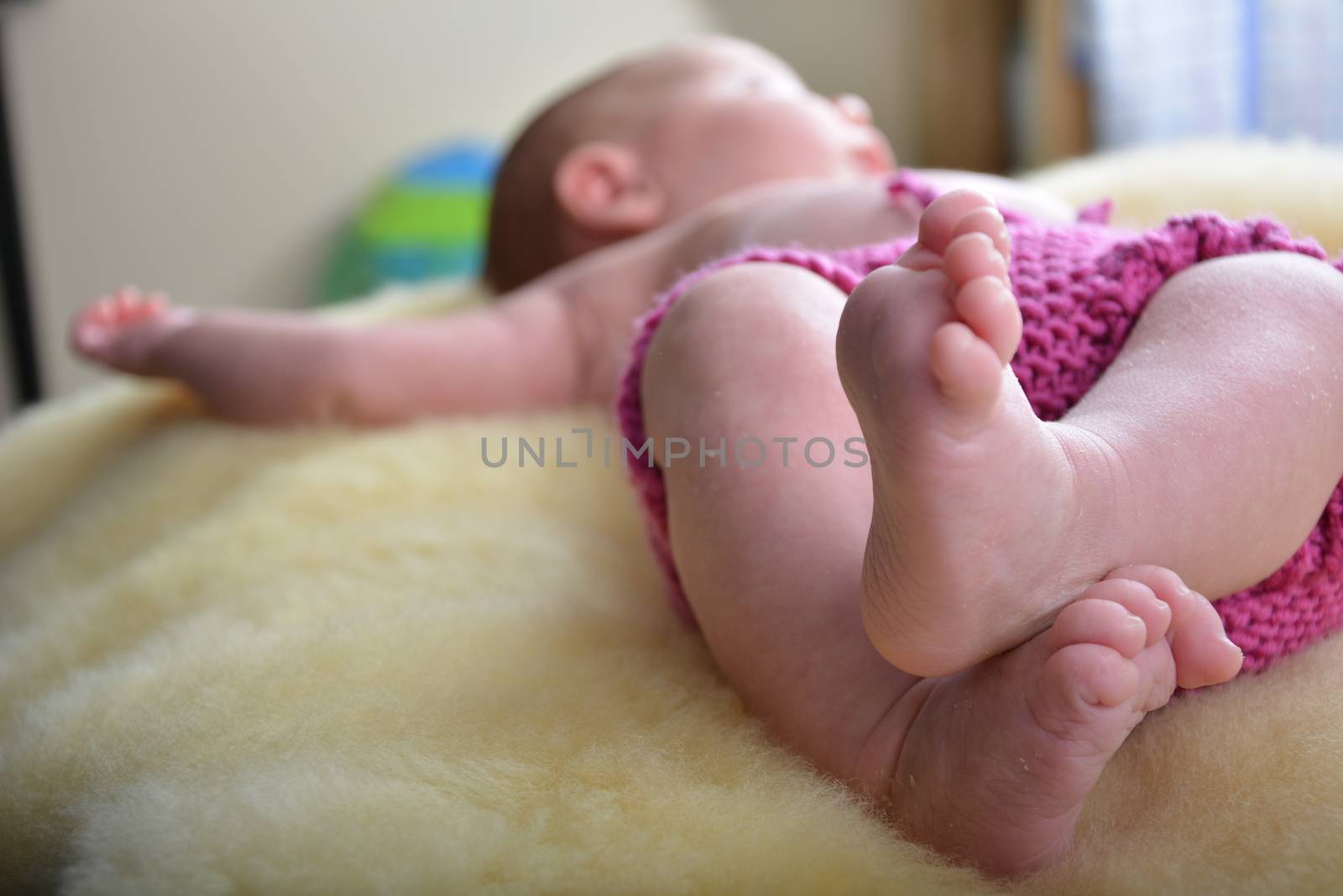 picture of a newborn baby on a blanket