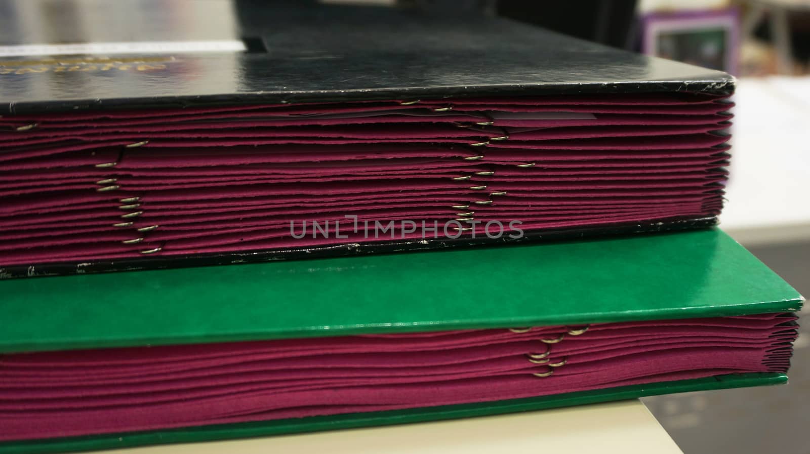 Document in window files for submission to the Chief considered signed. There are two books,
black and green color.                                