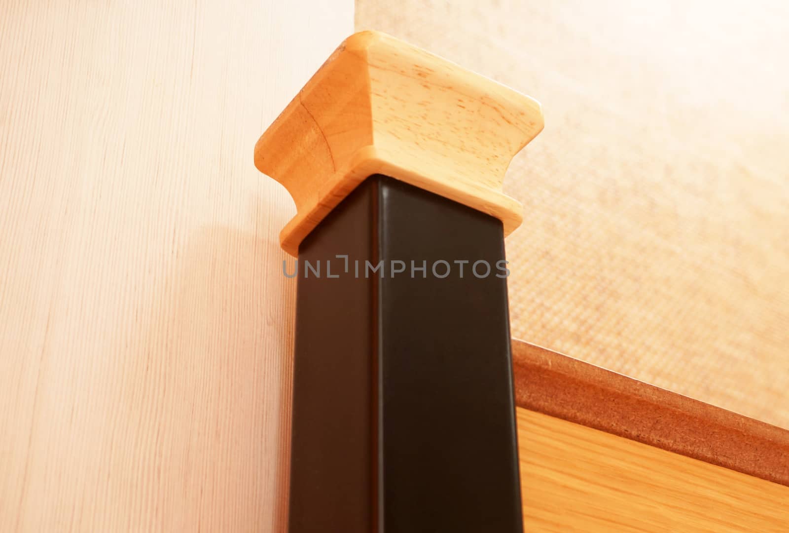 Pole wooden headboard by ninun