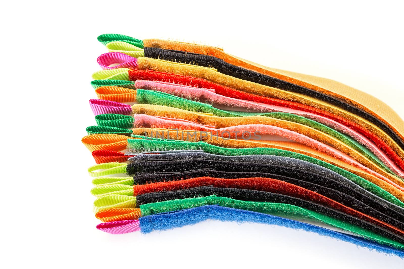 Pack of Colorful Velcro Strips by Discovod