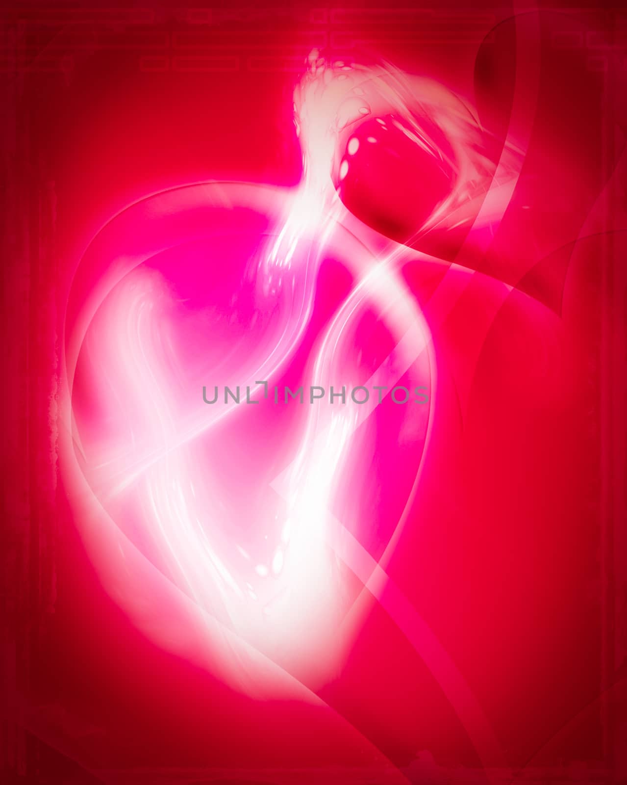Valentines abstract by Lizard
