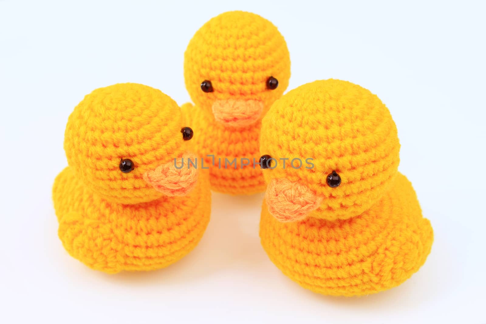 Handmade crochet duck dolls by foto76