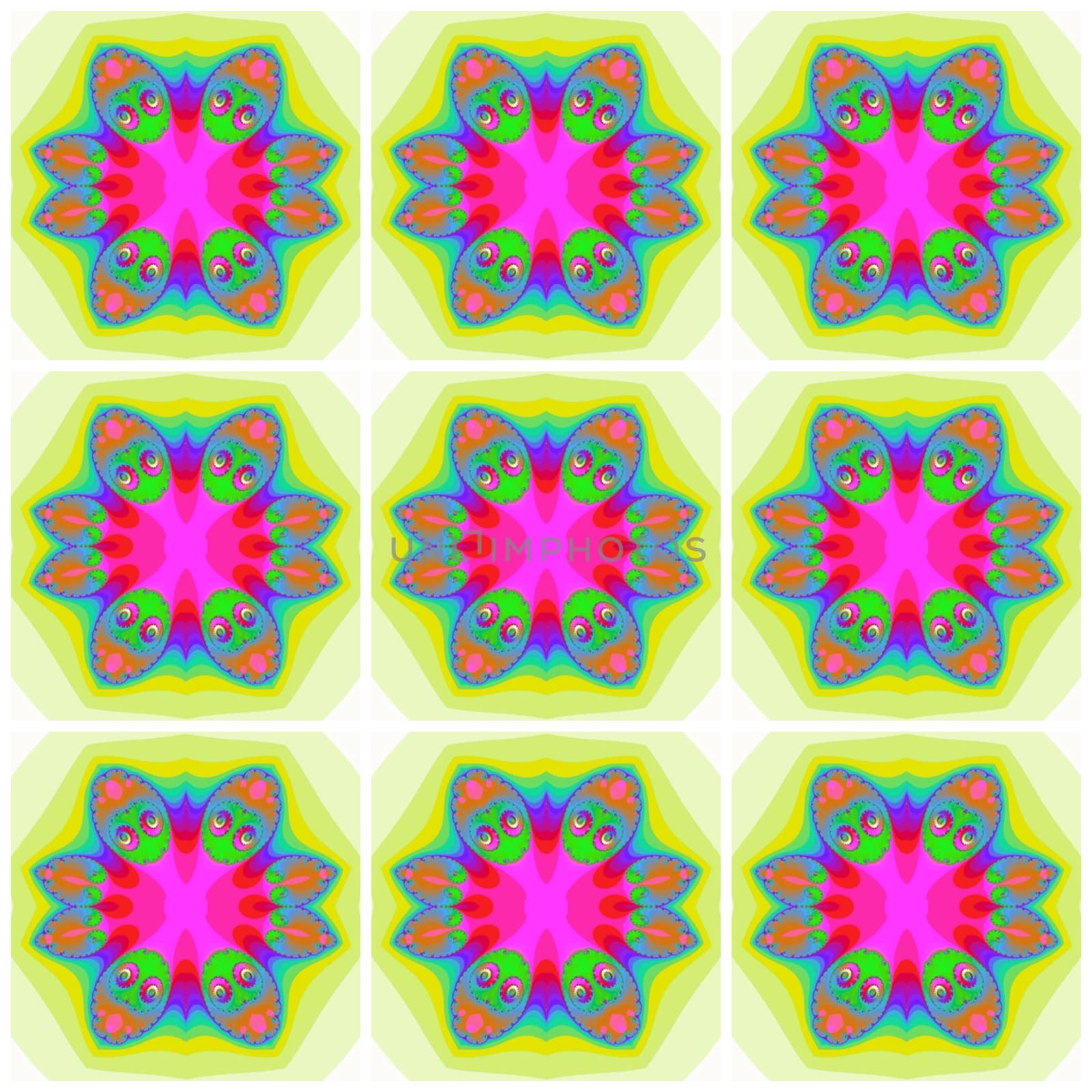 Digital computer graphic - seamless decorative ornament for design.