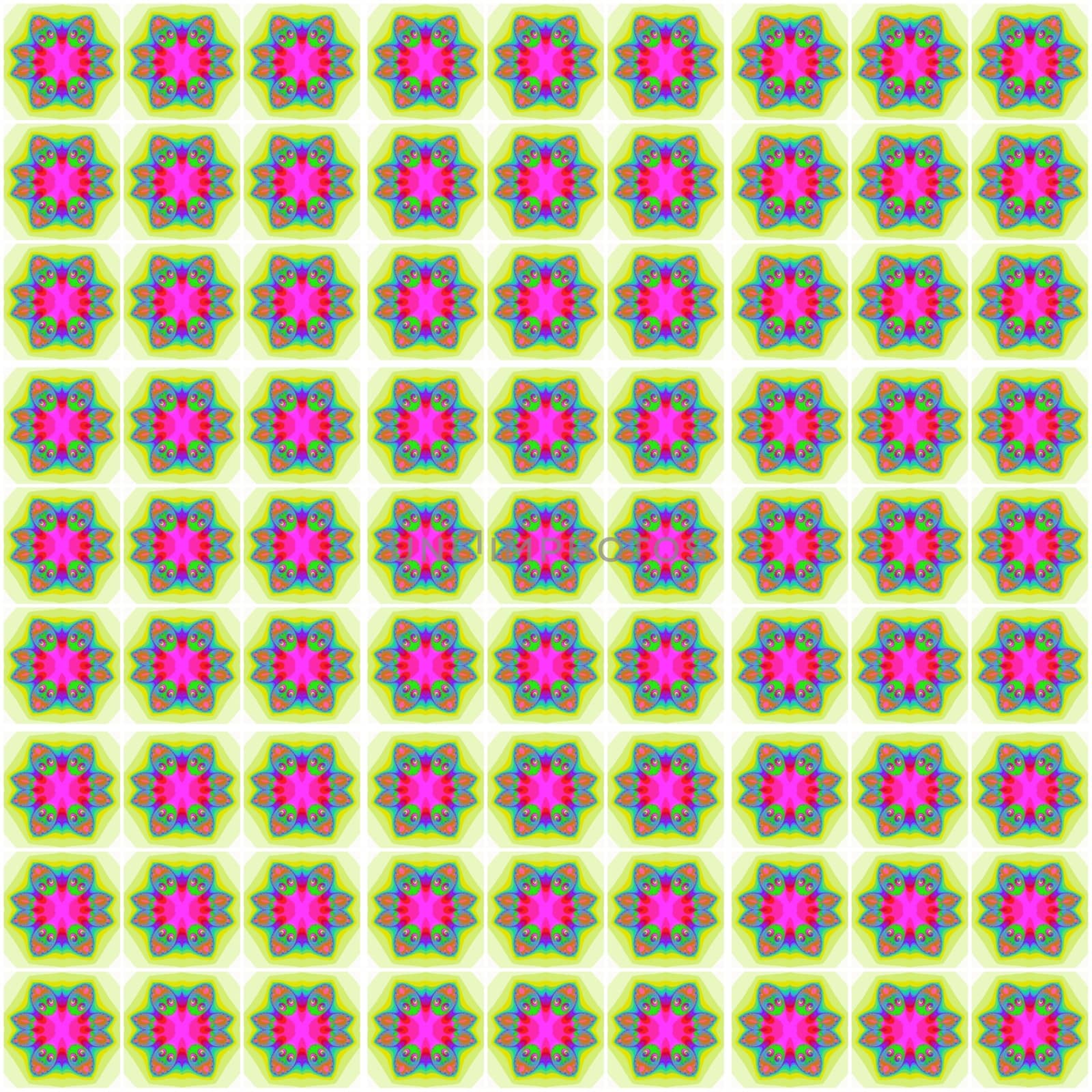 Digital computer graphic - seamless decorative ornament for design.