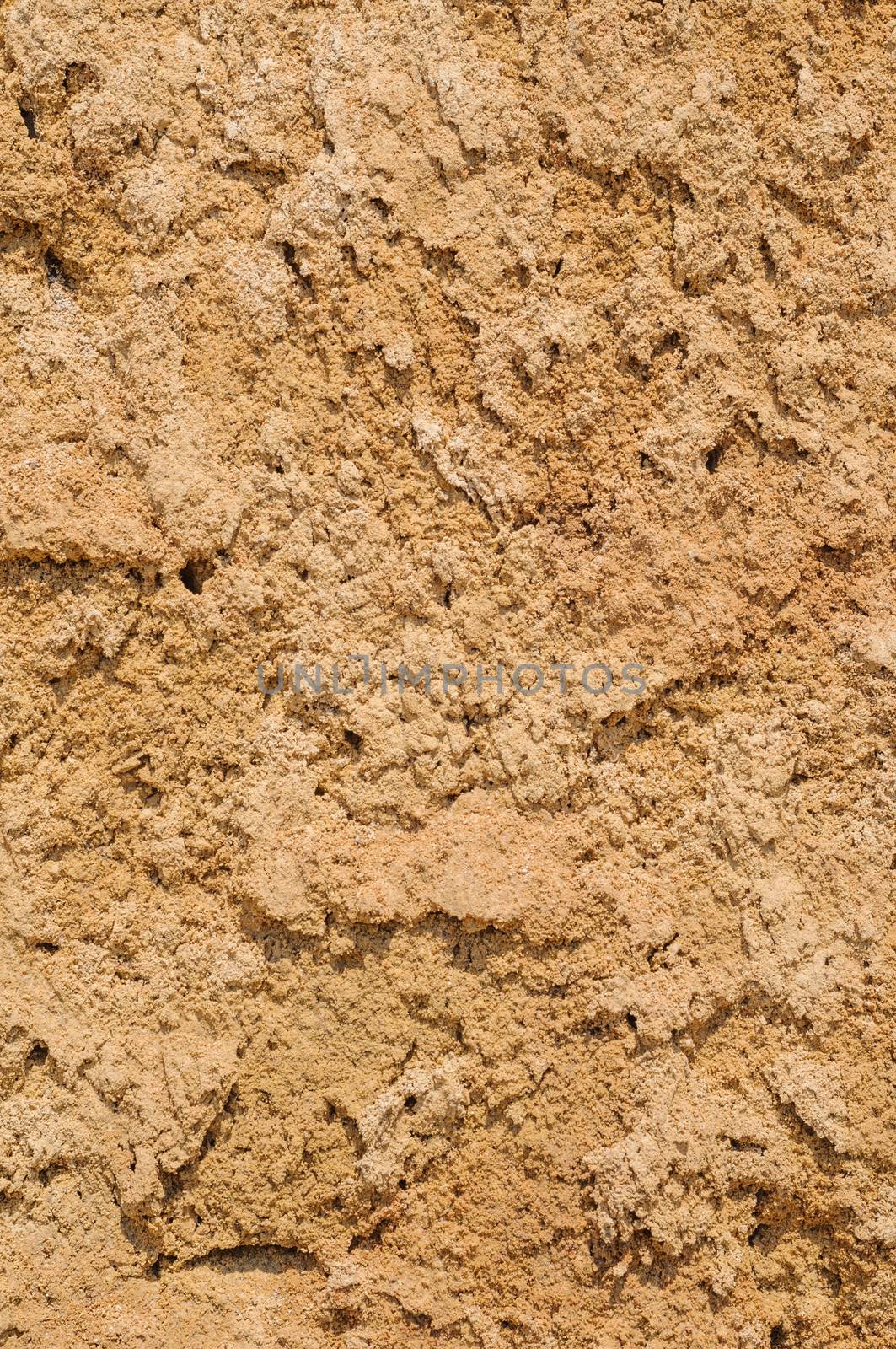 Dry soil and sand closeup natural texture