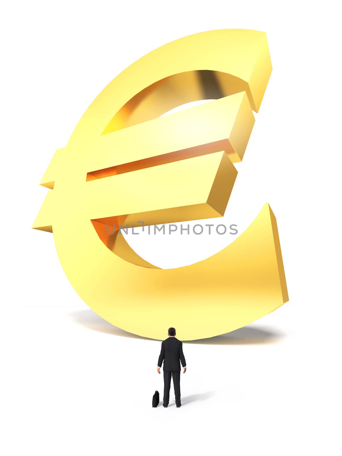 Growing up money euro sign by Lixell