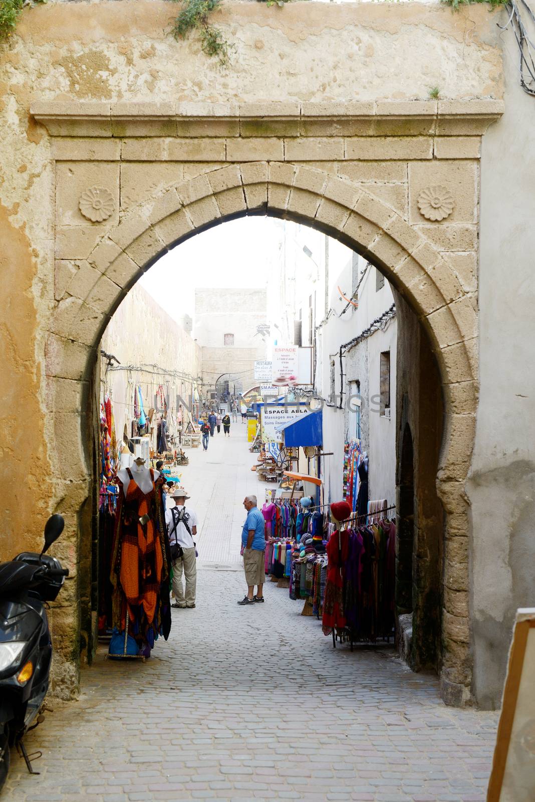 Morocco street scene by kmwphotography