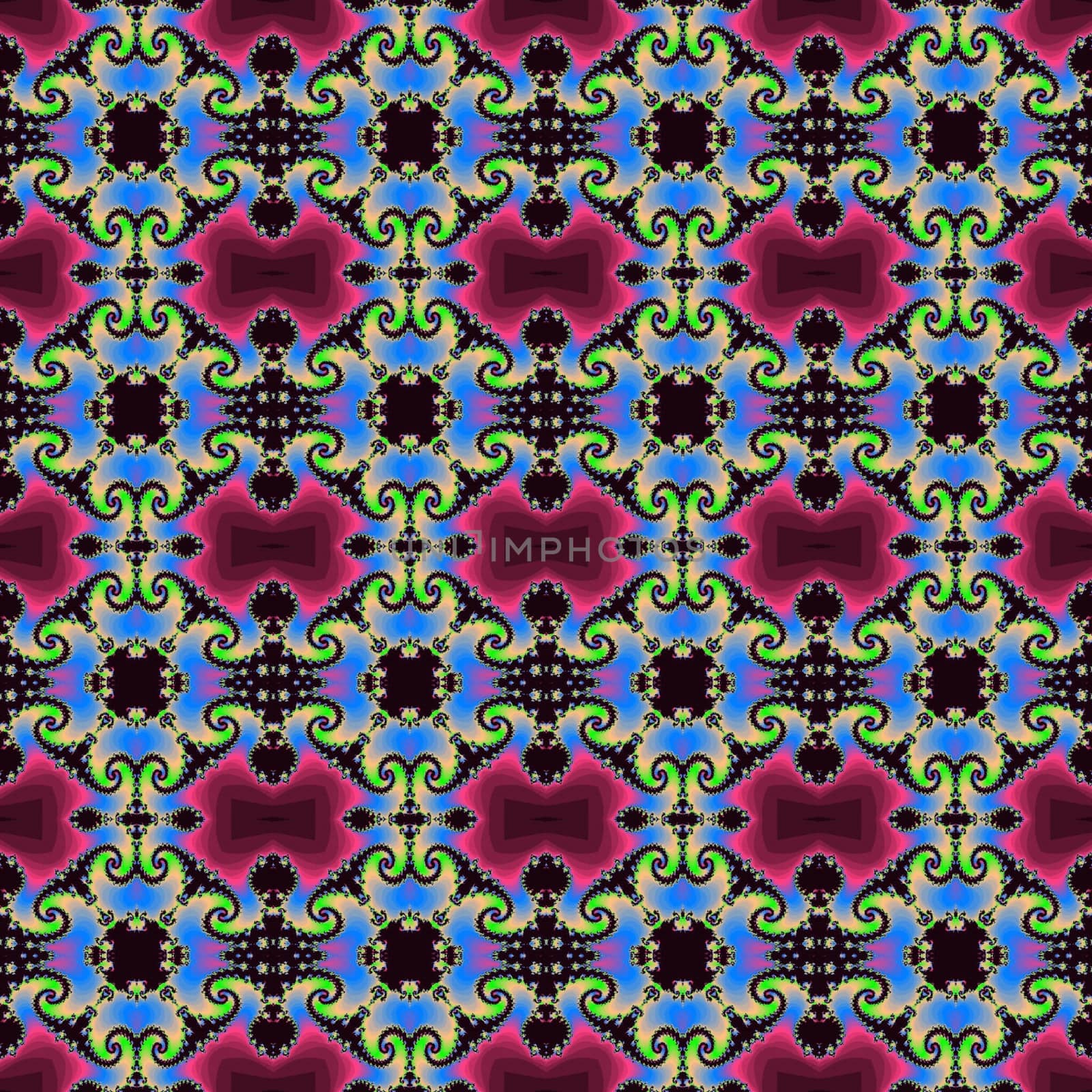 Digital computer graphic - seamless decorative ornament for design.