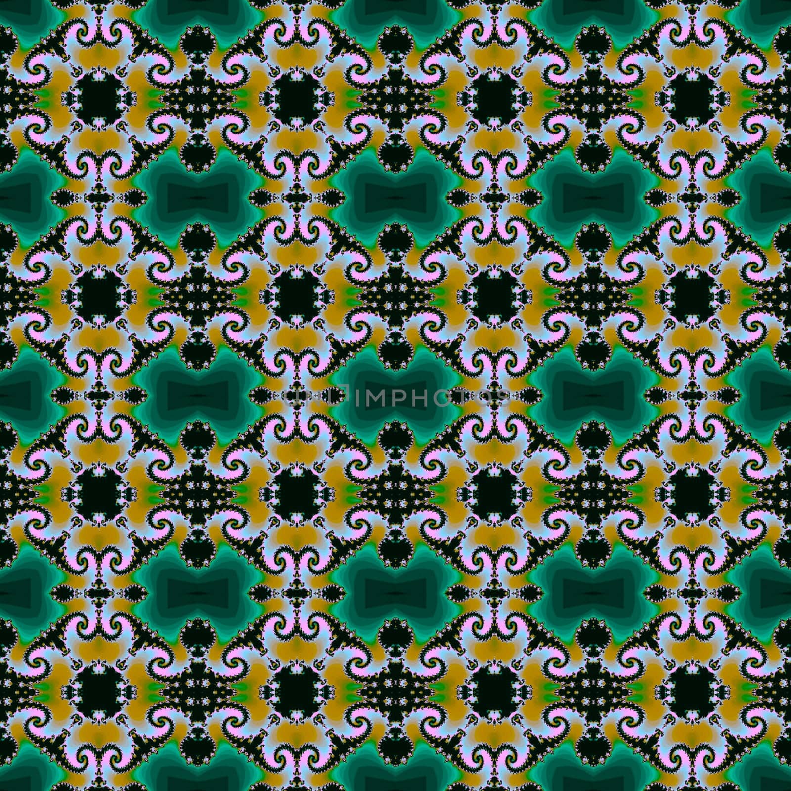Digital computer graphic - seamless decorative ornament for design.