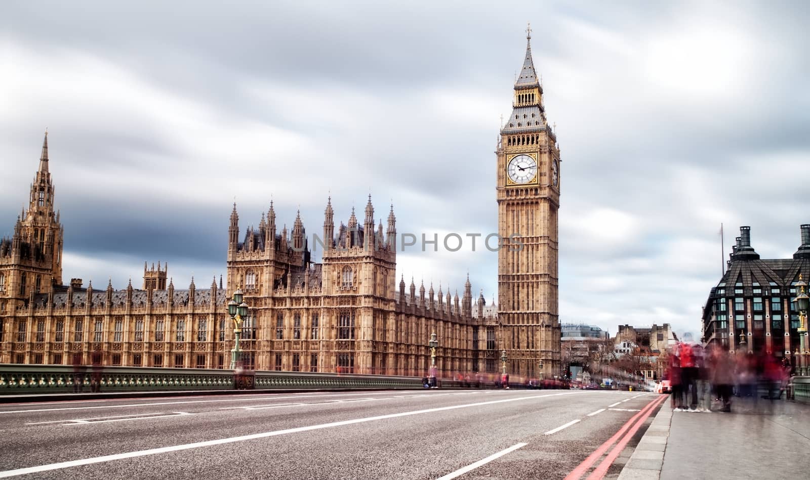 Elizabeth Tower in London also known as Big Ben by mitakag