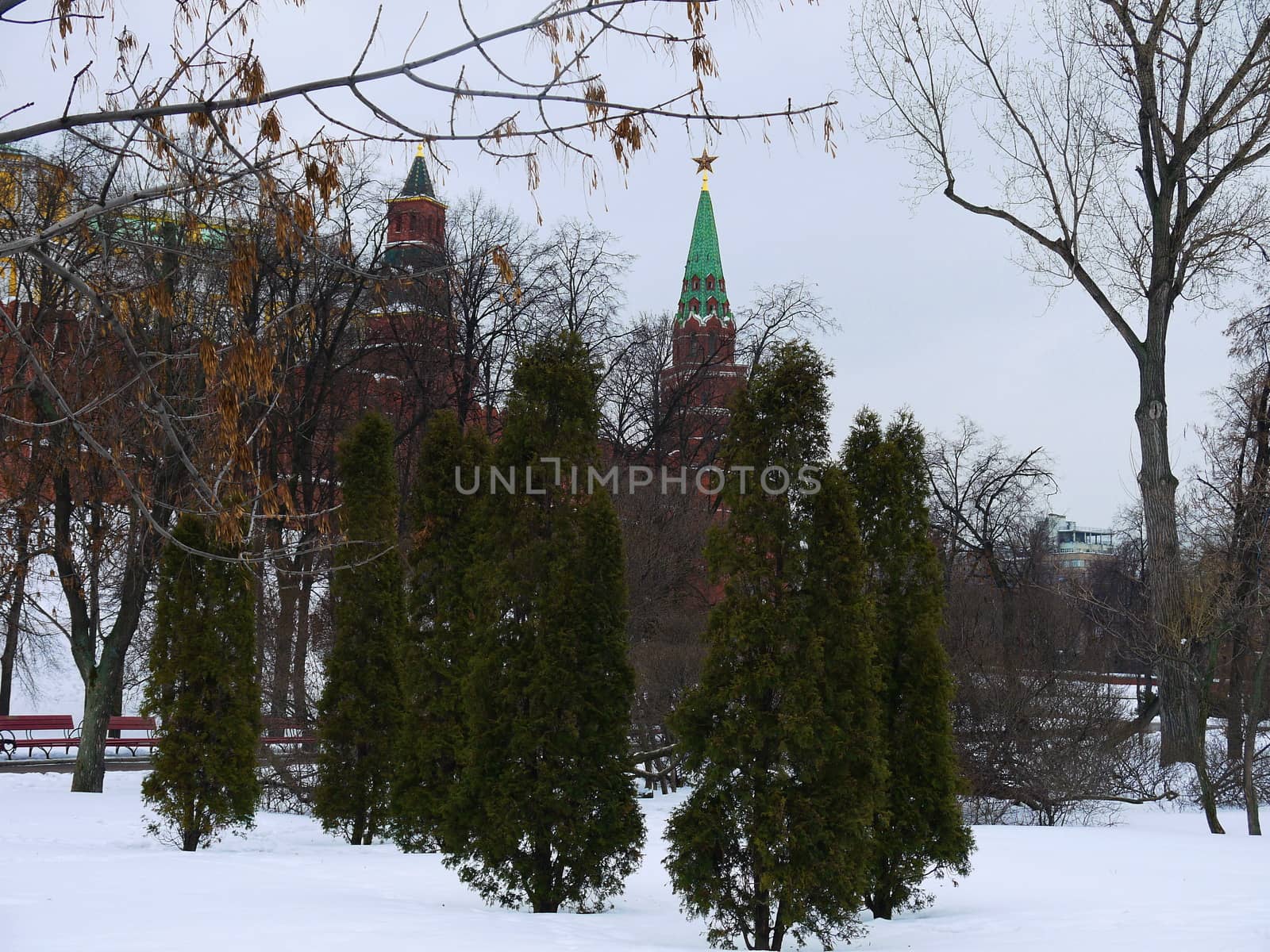 Winter in Moscow, Historical Kremlin in december