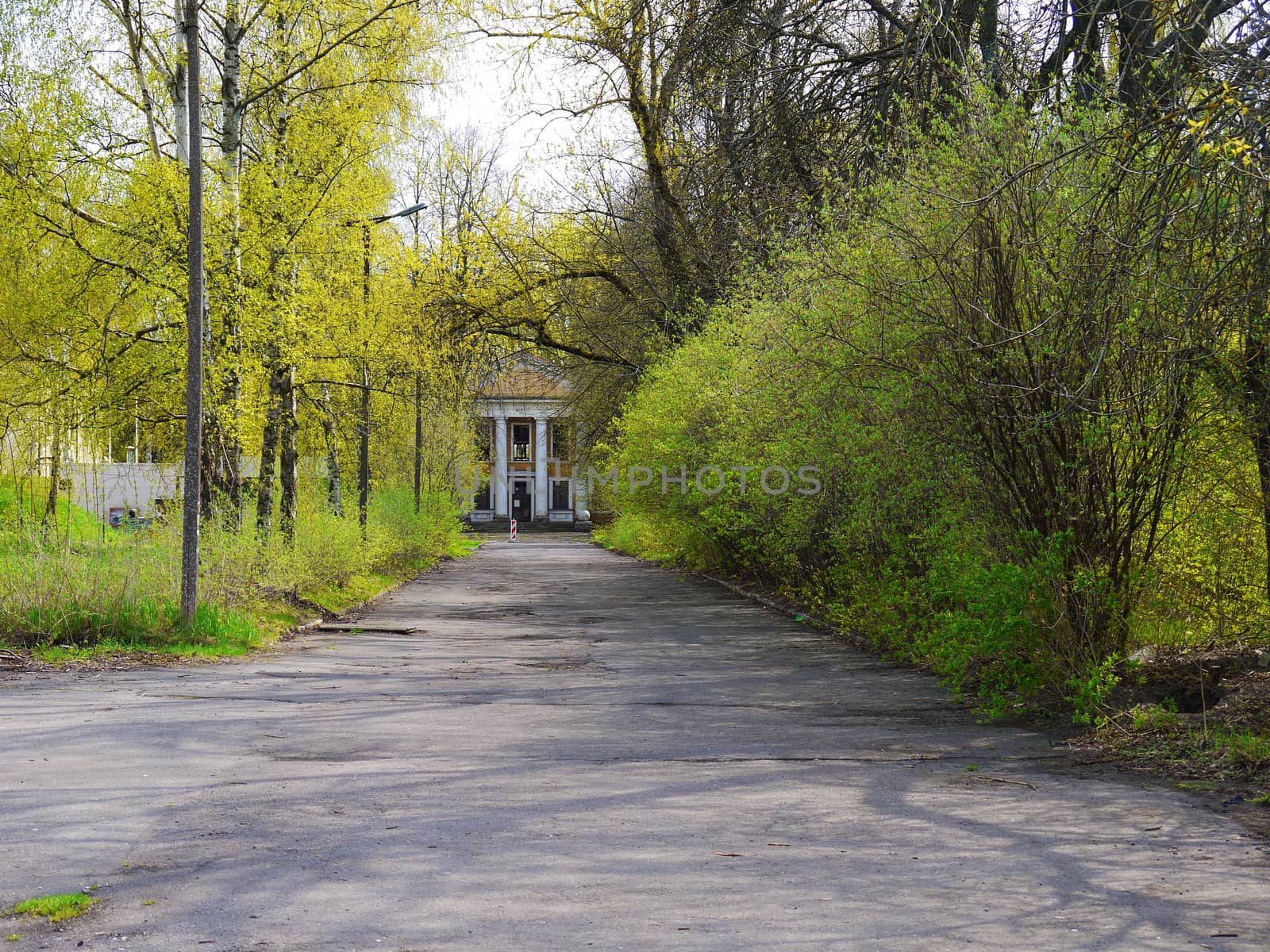 Old military base of Soviet army in Latvia