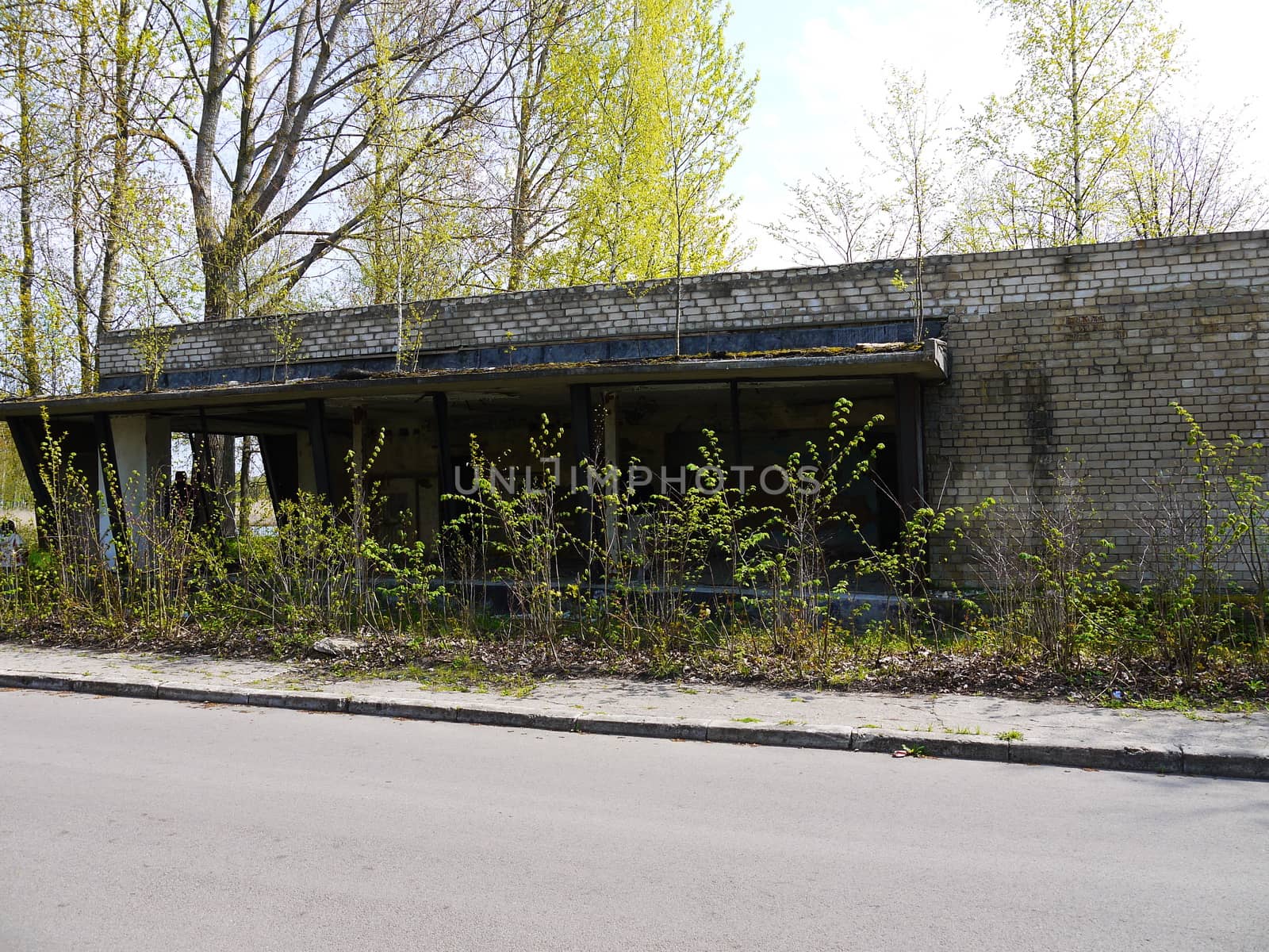 Old military base of Soviet army in Latvia