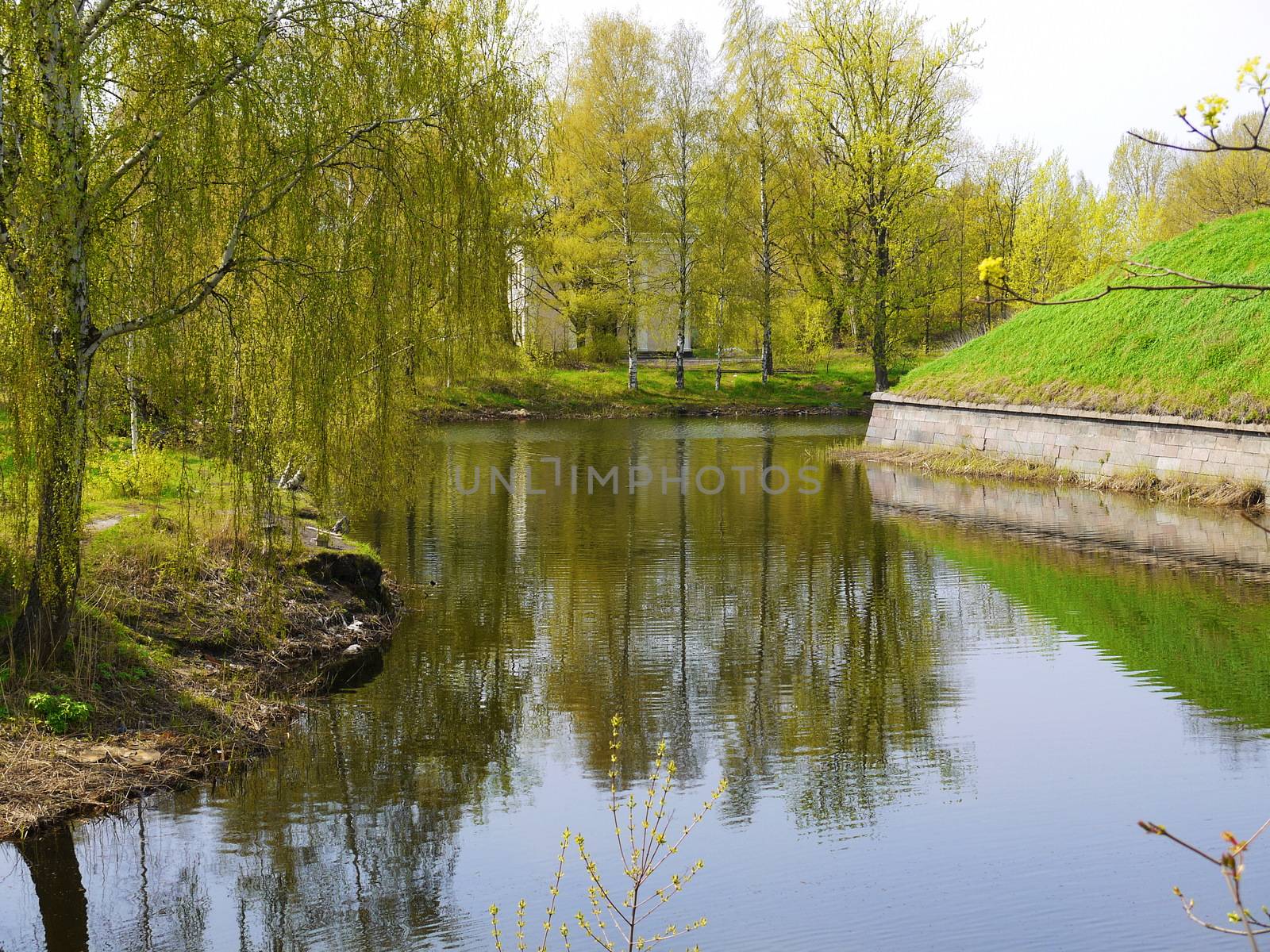 Old military base of Soviet army in Latvia