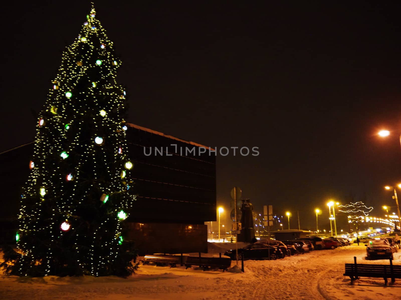 Christmas market at main square of old town in Riga, Latvia,