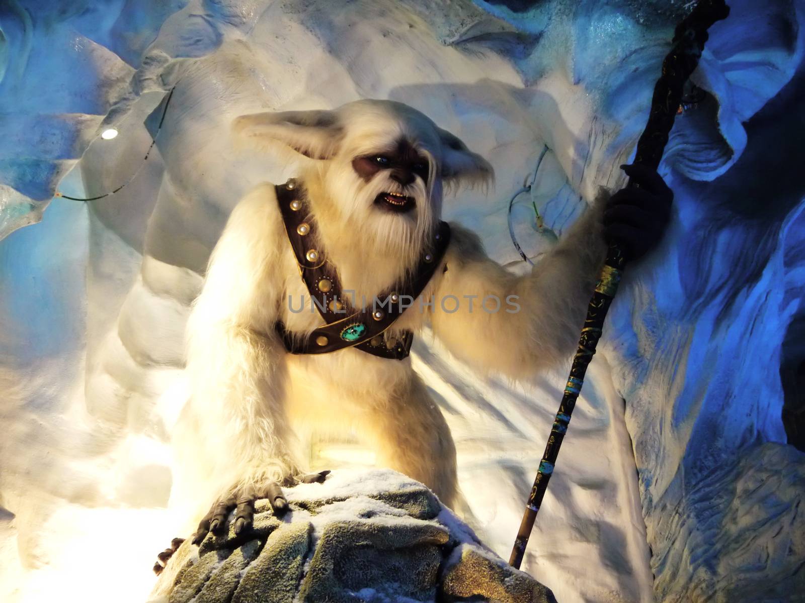 BigFoot warrior sculpture in museum of mallorca