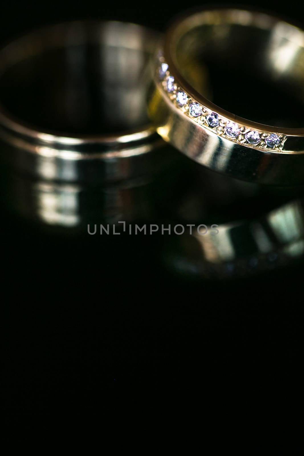 Wedding day details - two lovely golden wedding rings by viktor_cap