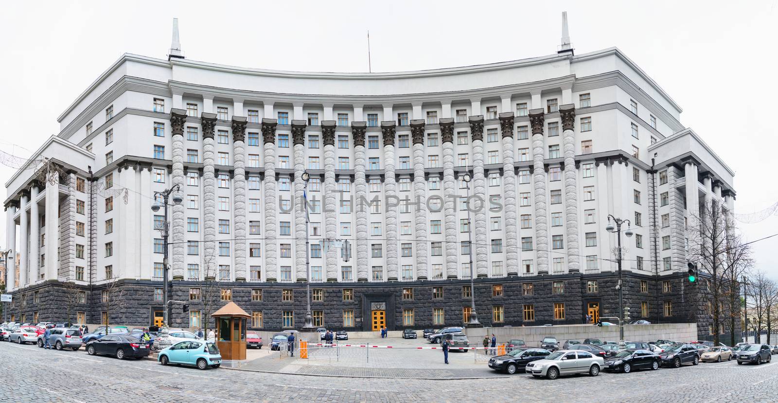 Cabinet of Ministers building in Kyiv, Ukraine.  by iryna_rasko