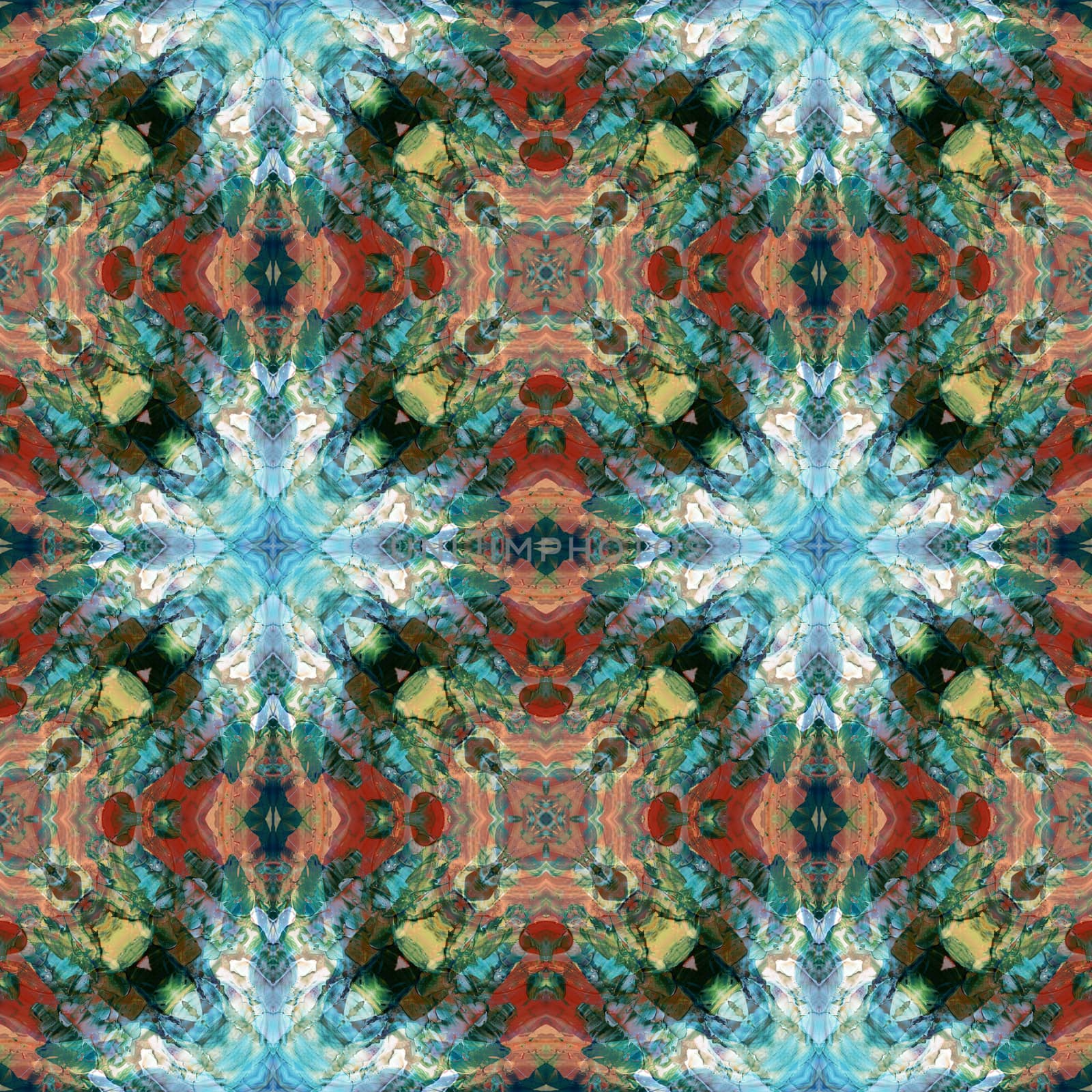 Seamless background, artistic abstract colorful pattern, painting in oils