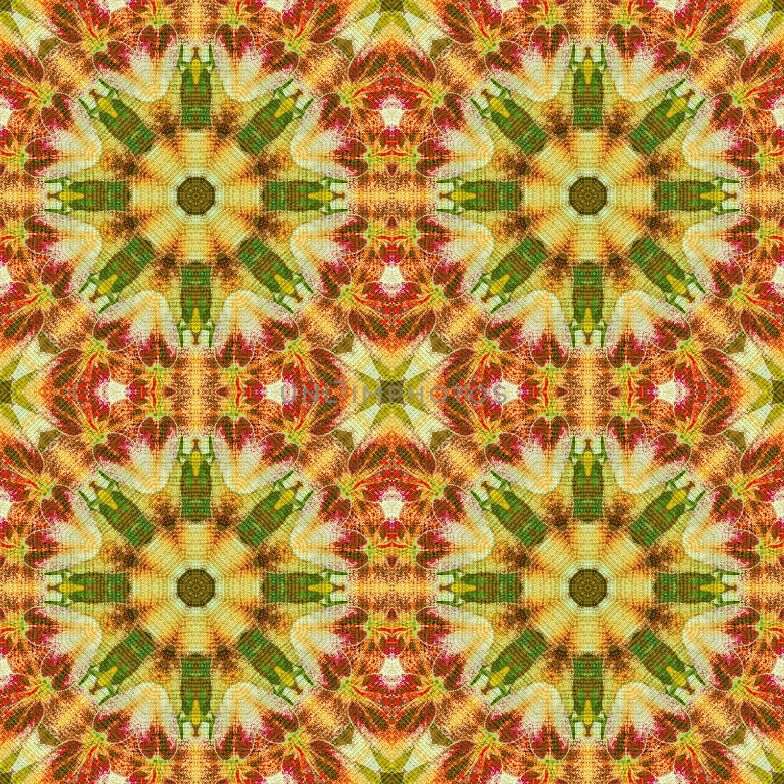 Artistic background, seamless abstract floral pattern, paintings on canvas