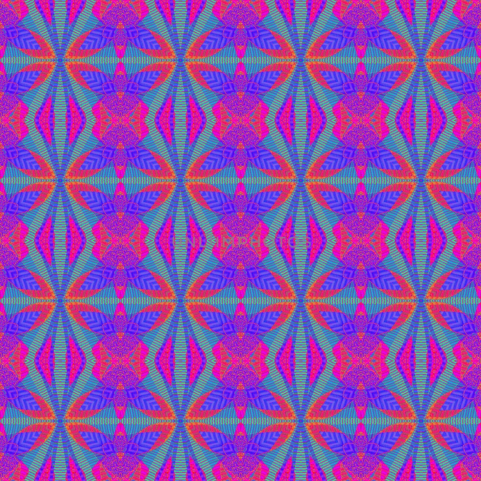 Digital computer graphic - seamless decorative pattern in a purple colors for design.