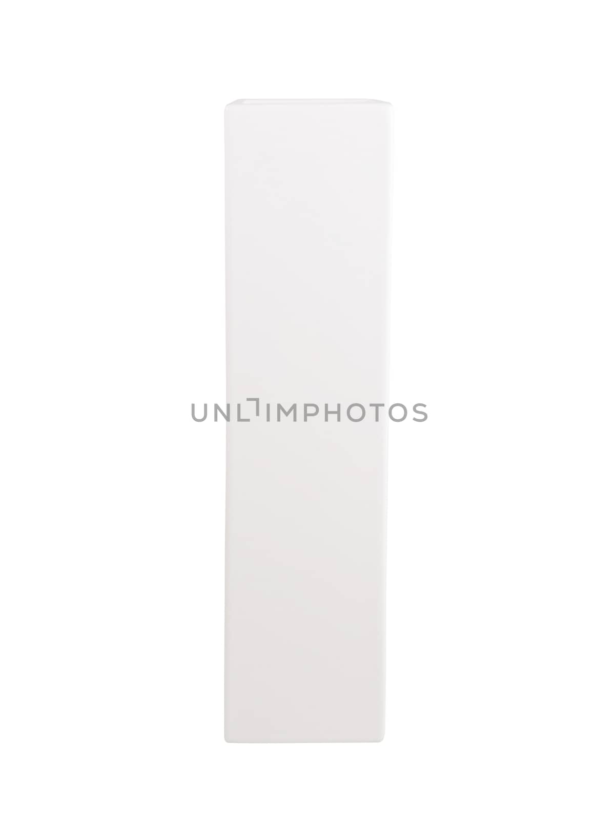 White vase isolated by NuwatPhoto