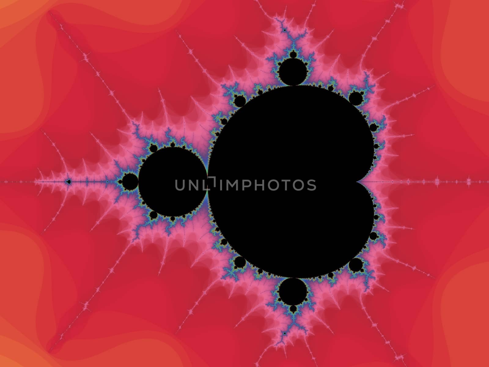 Digital computer graphic - rendering. Decorative fractal background for design.