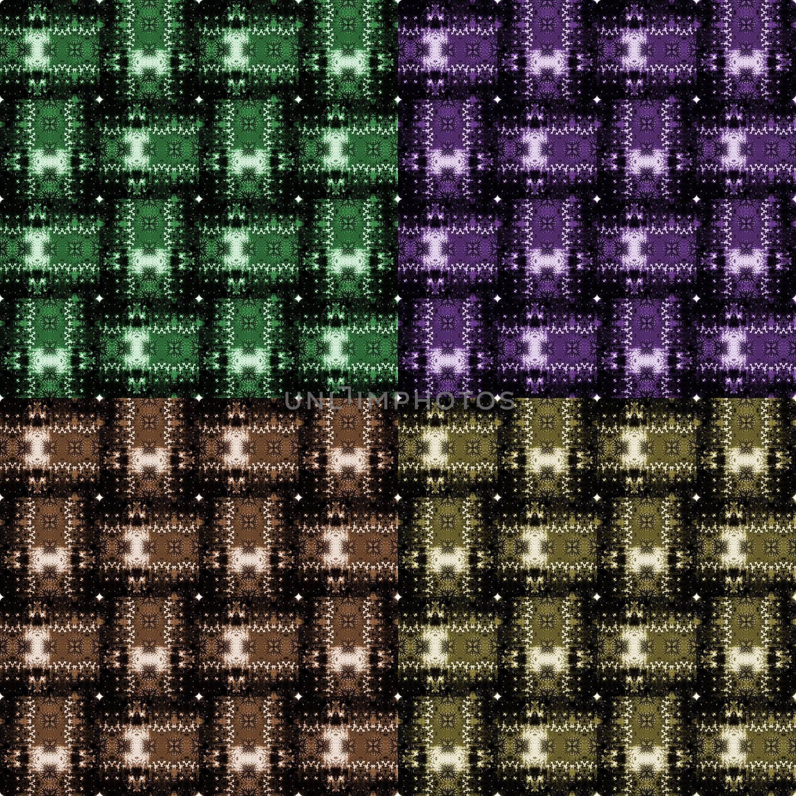 Digital computer graphic - decorative seamless ornament for design.