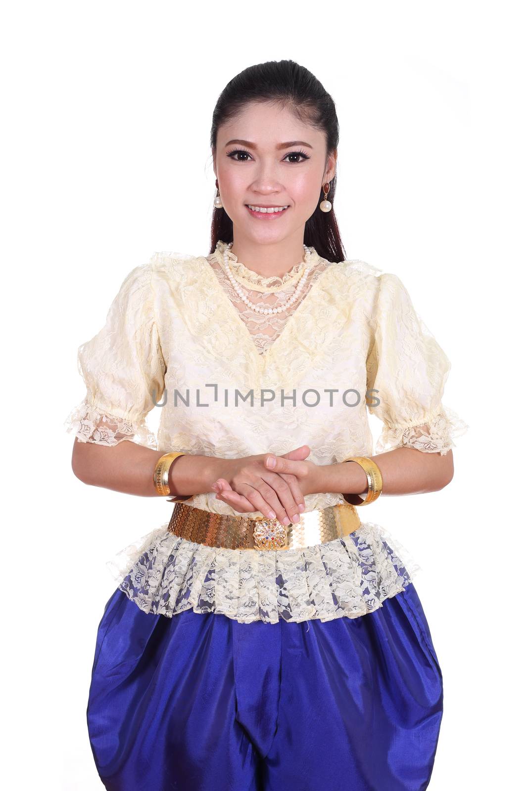 woman wearing typical thai dress by geargodz