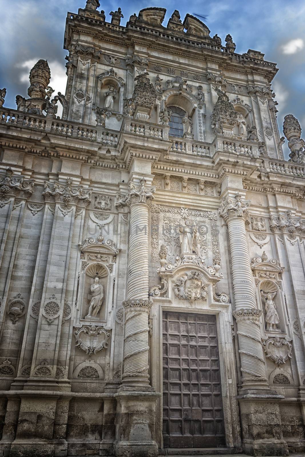 Church of St. John The Baptist in Lecce in the old town of Lecce in the southern Italy (17th century)