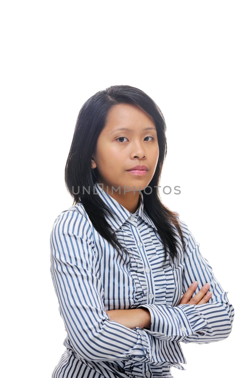 Asian woman looking confident and smart