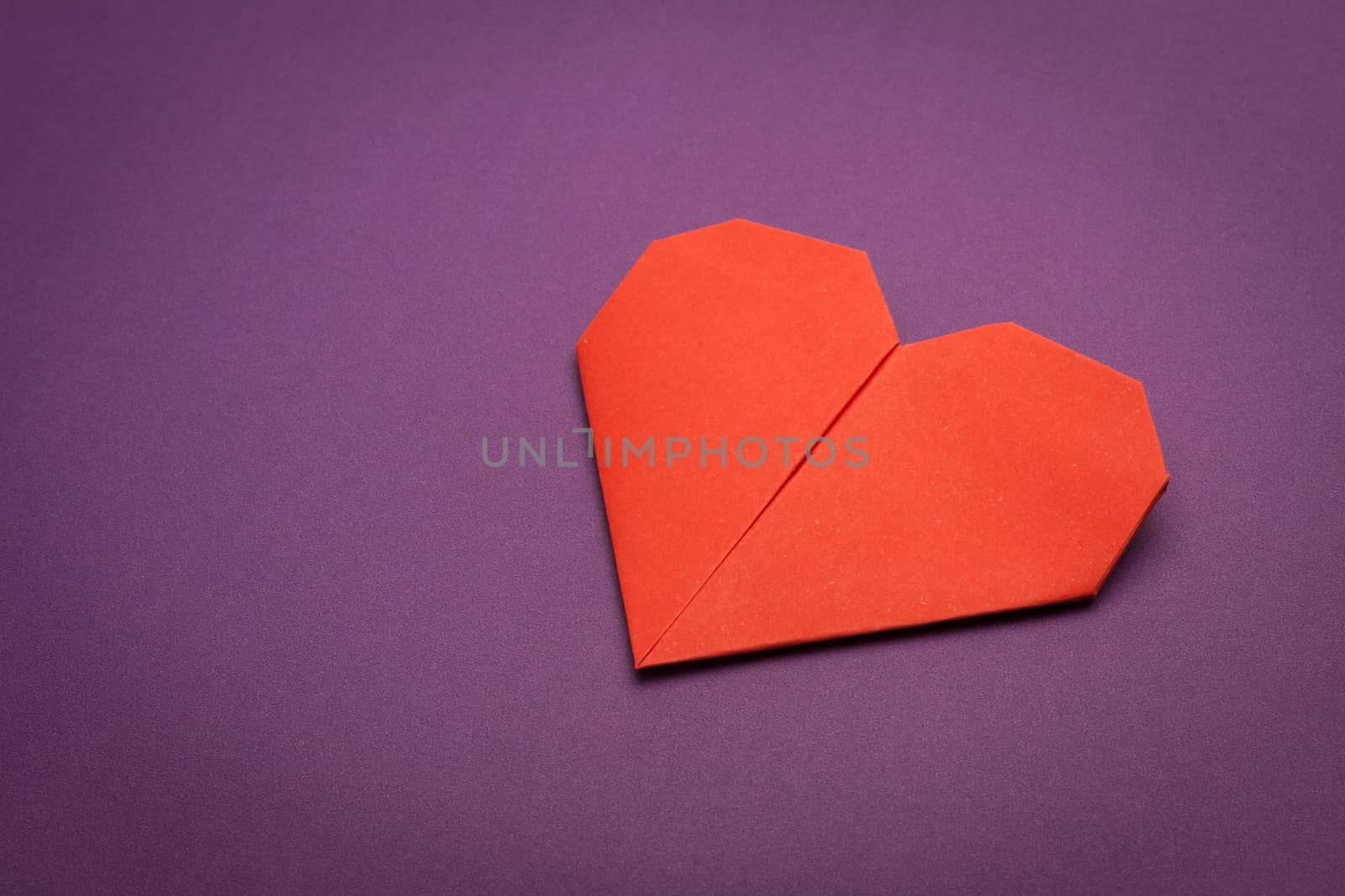 origami paper heart by furo_felix