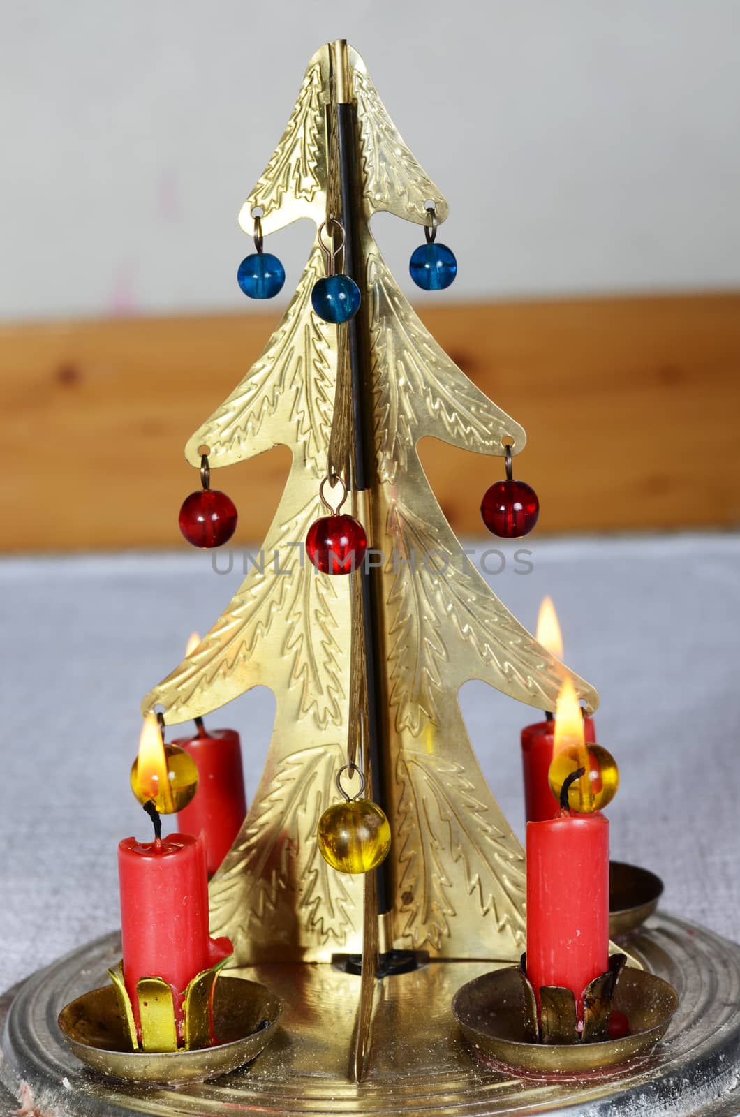 christmas candle stick