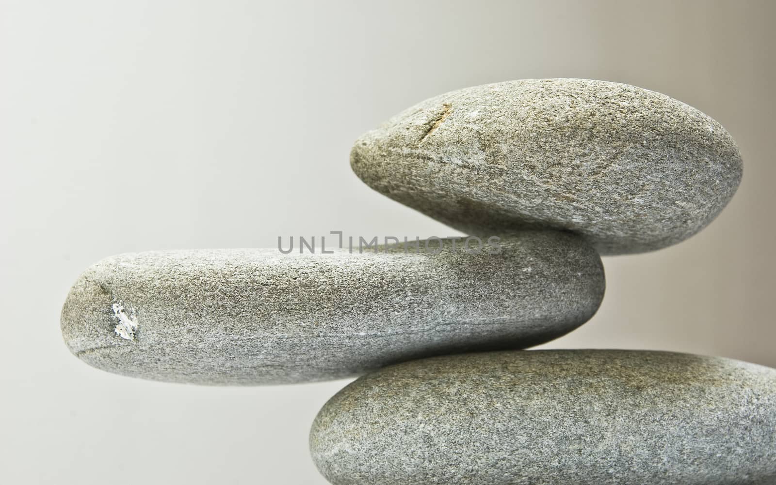 zen pebbles isolated closeup background 